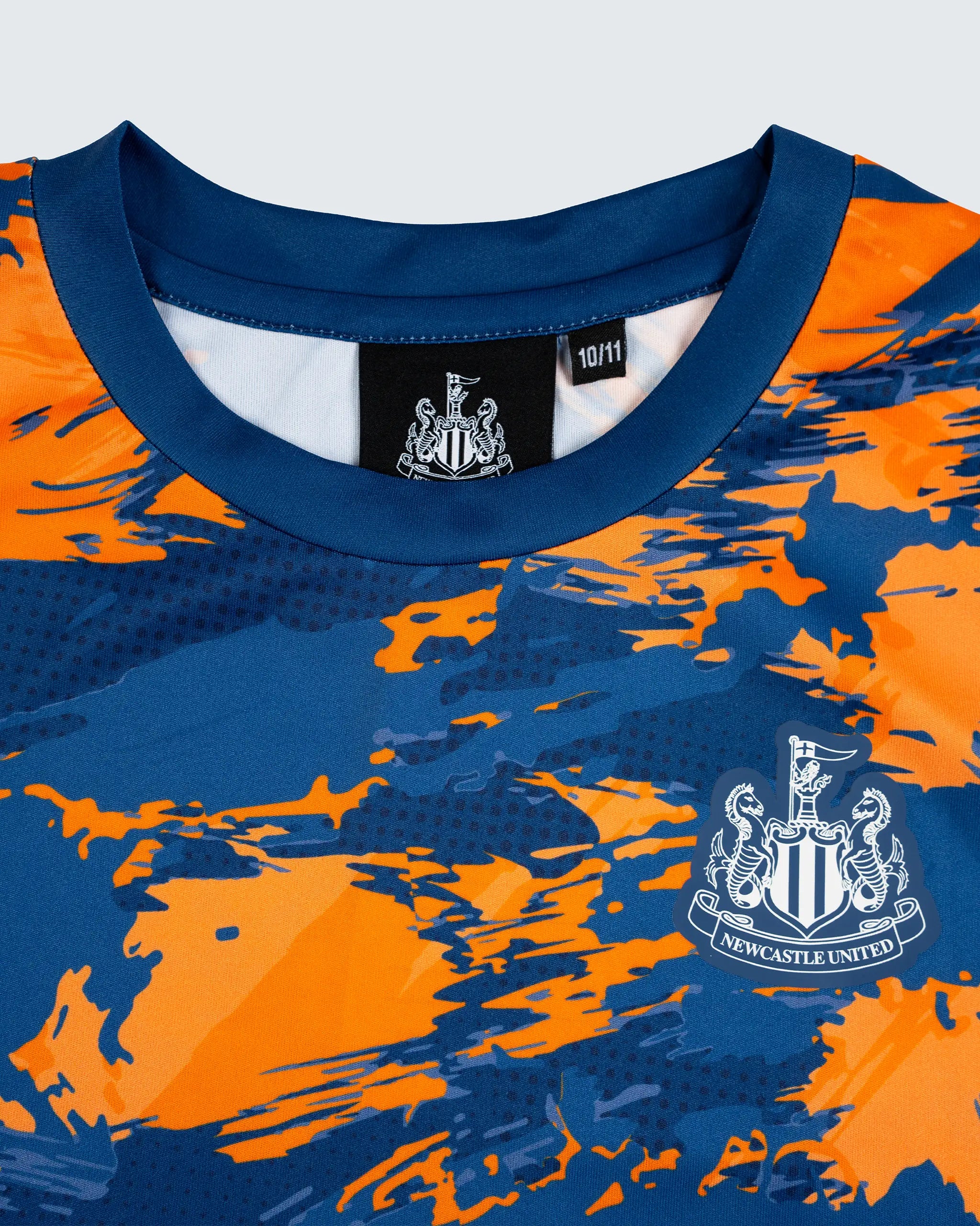 Newcastle United Kids' Navy & Orange Camo T-Shirt