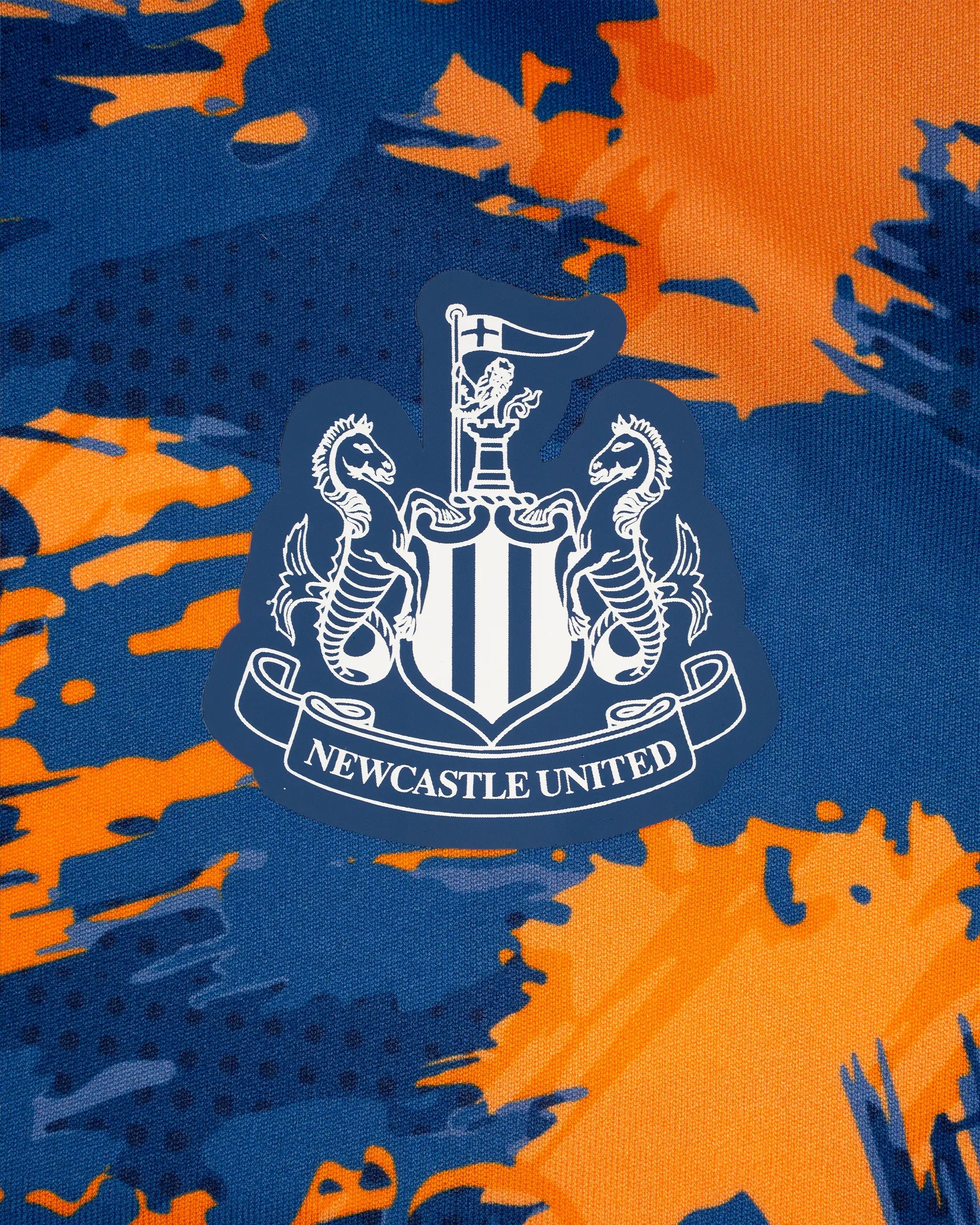 Newcastle United Kids' Navy & Orange Camo T-Shirt