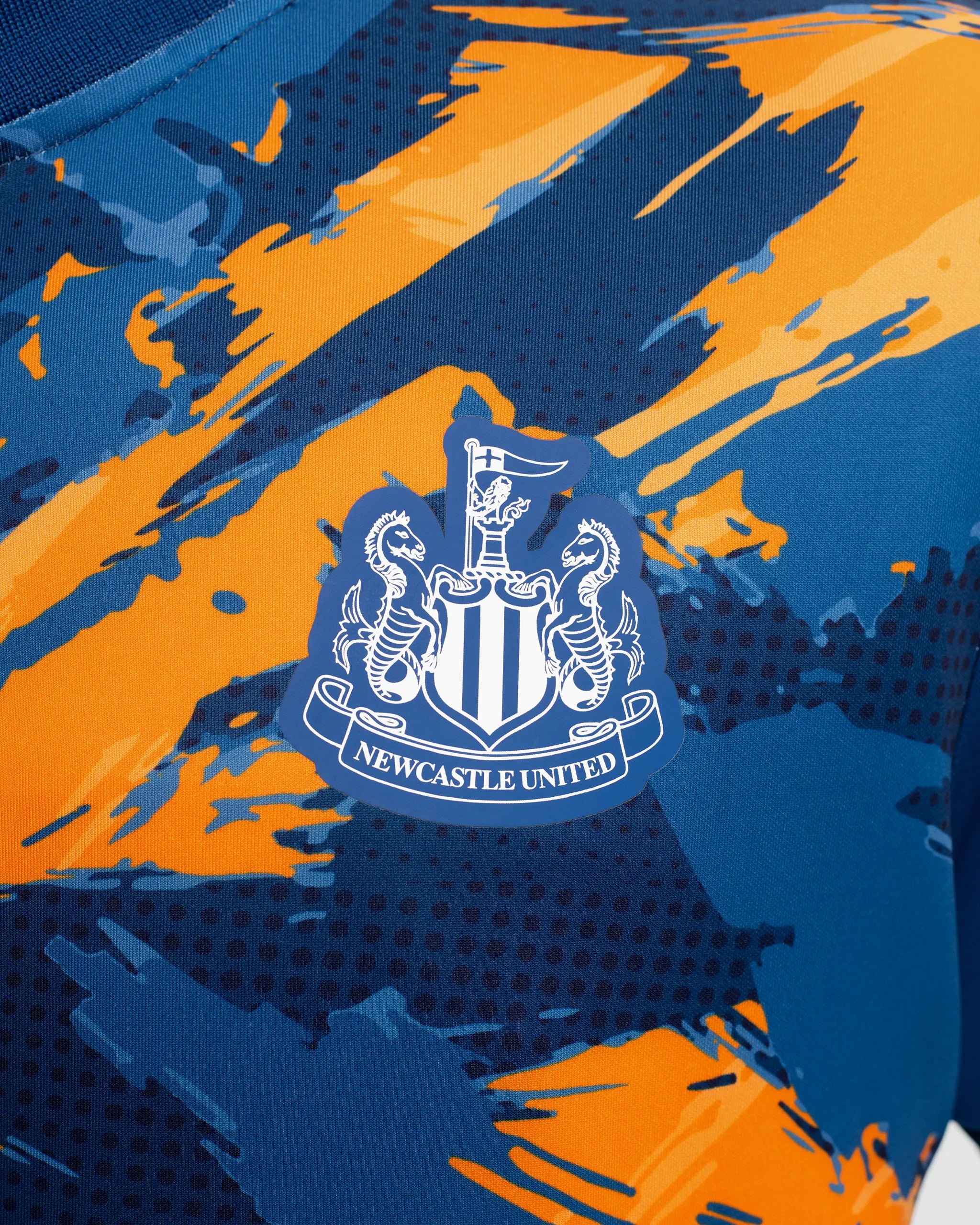 Newcastle United Men's Navy & Orange Camo Track Jacket