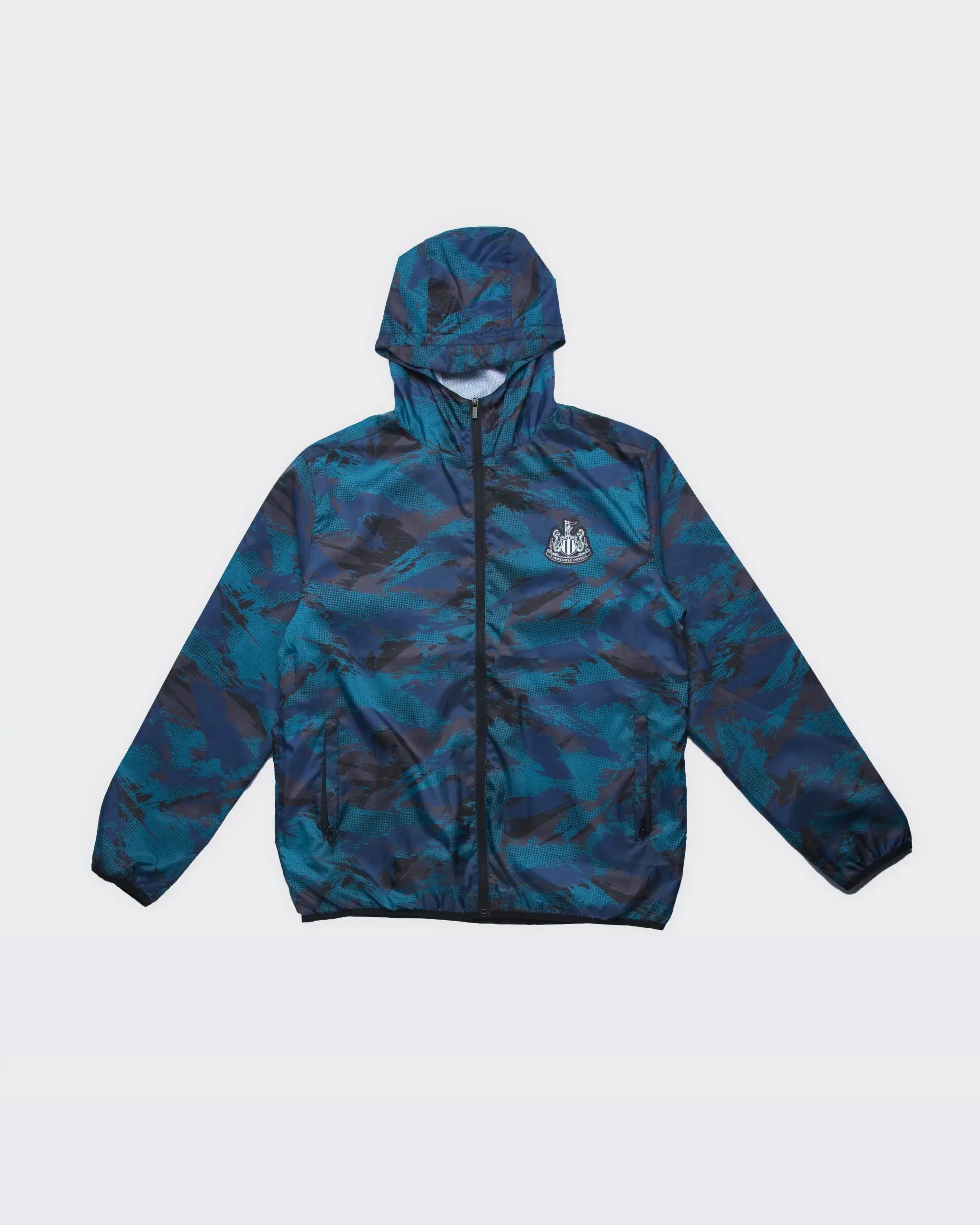 Newcastle United Camo Poly Lightweight Shower Jacket