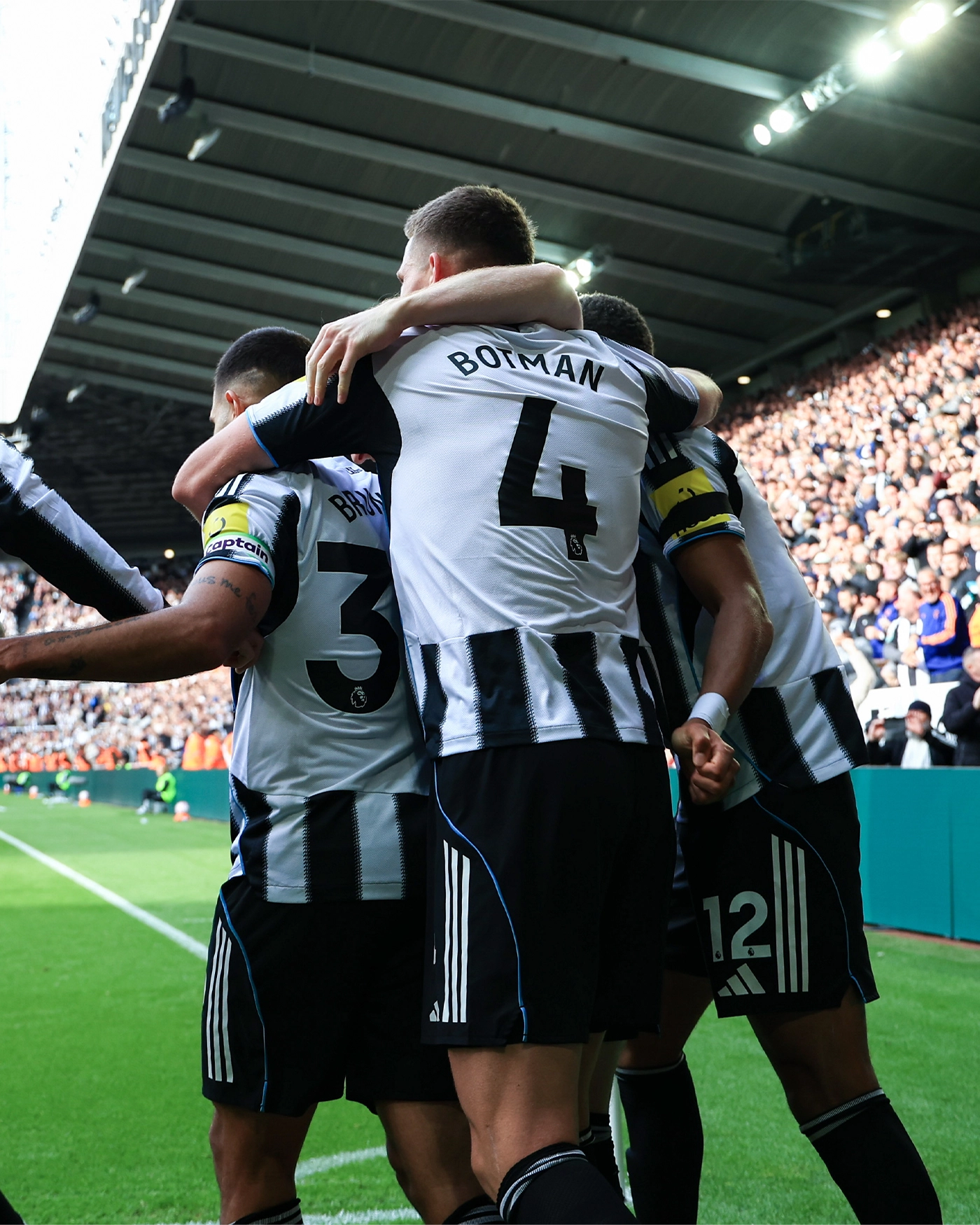 Newcastle United BOTMAN 25/26 Match Worn Signed Shirt - Nottingham Forest (H)