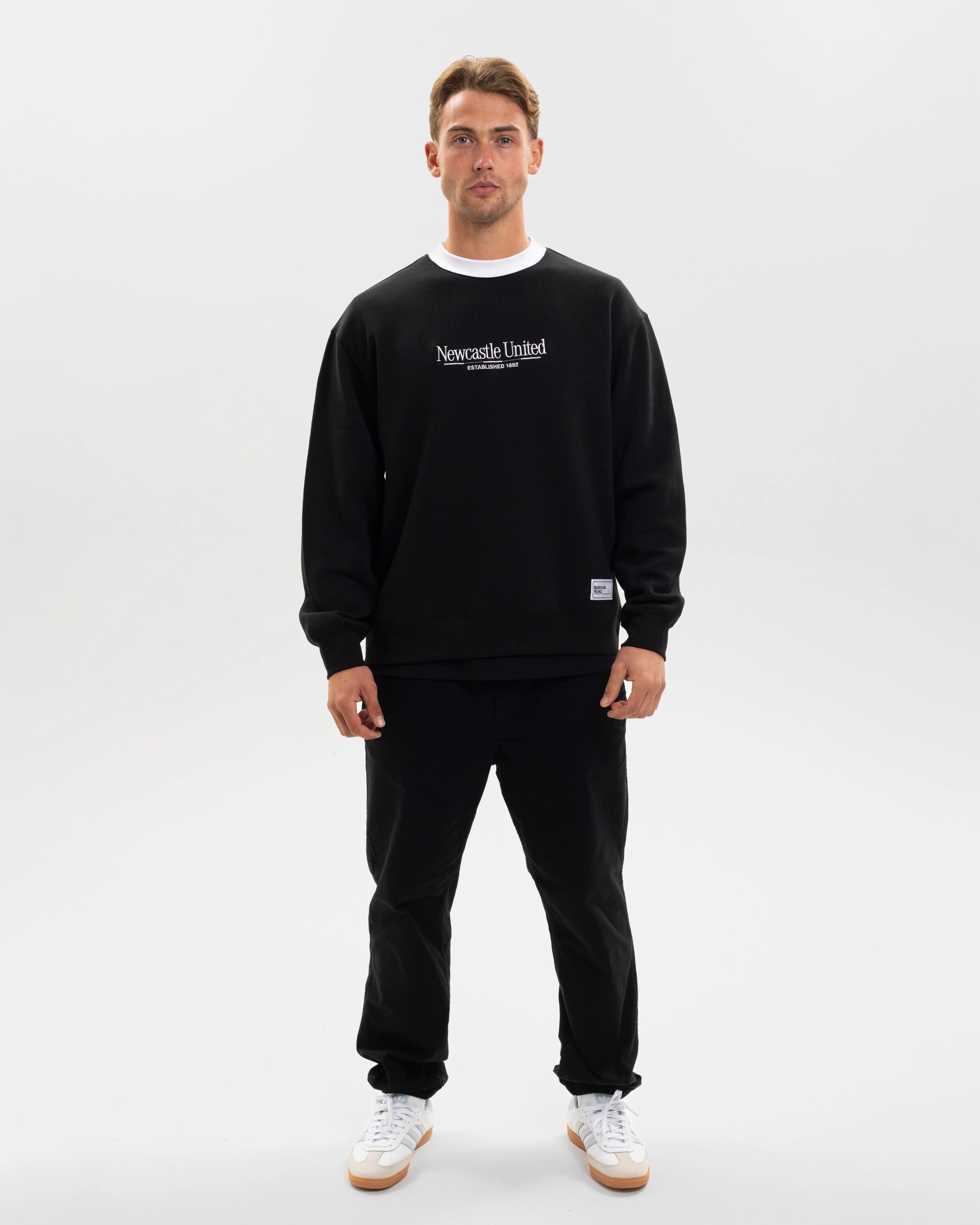 Newcastle United St. James' Park Black Graphic Sweater