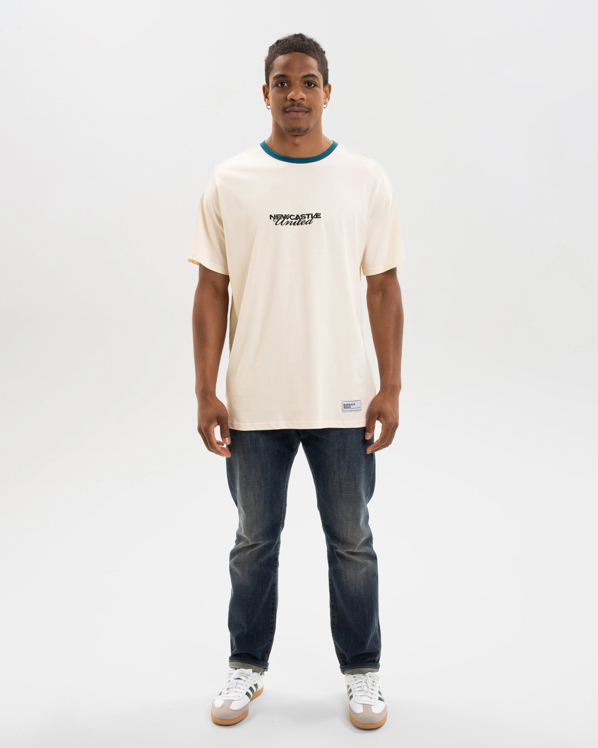 Newcastle United Graphic Off-White T-Shirt