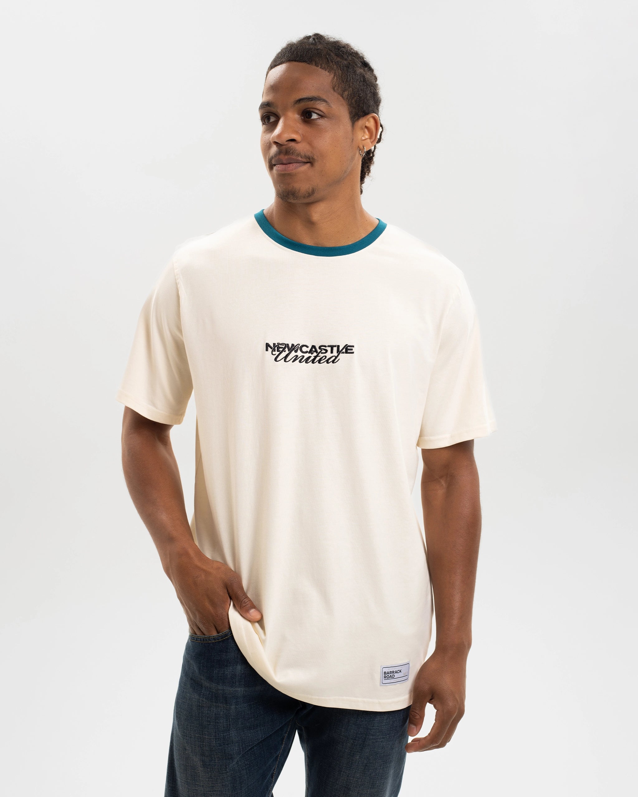 Newcastle United Graphic Off-White T-Shirt