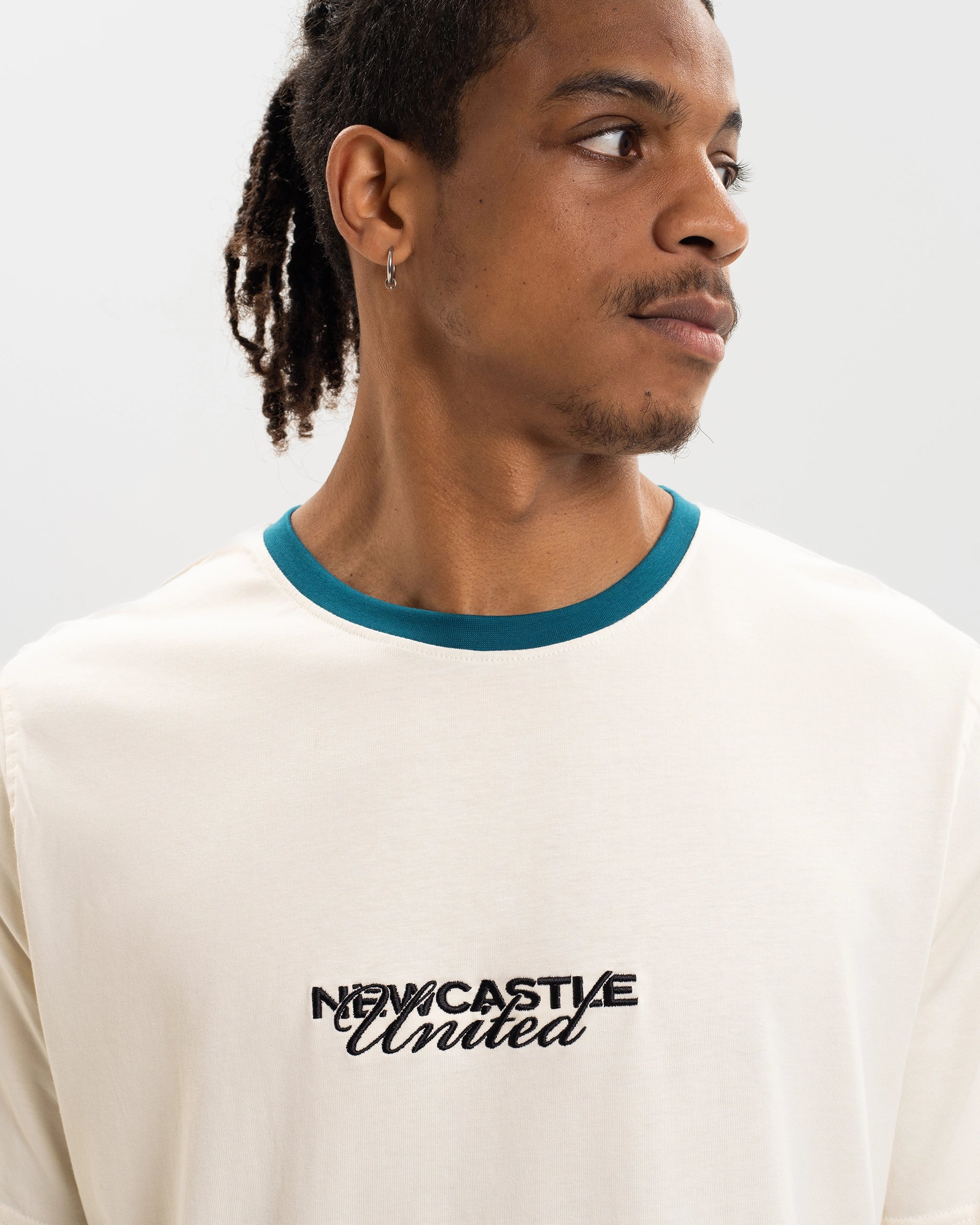 Newcastle United Graphic Off-White T-Shirt