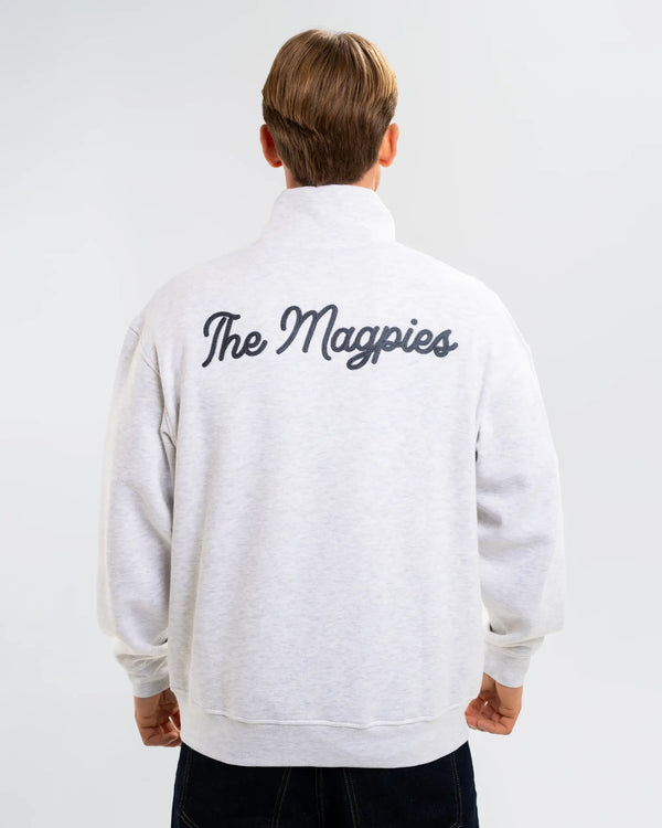 Newcastle United Men's Grey Magpies Quarter Zip