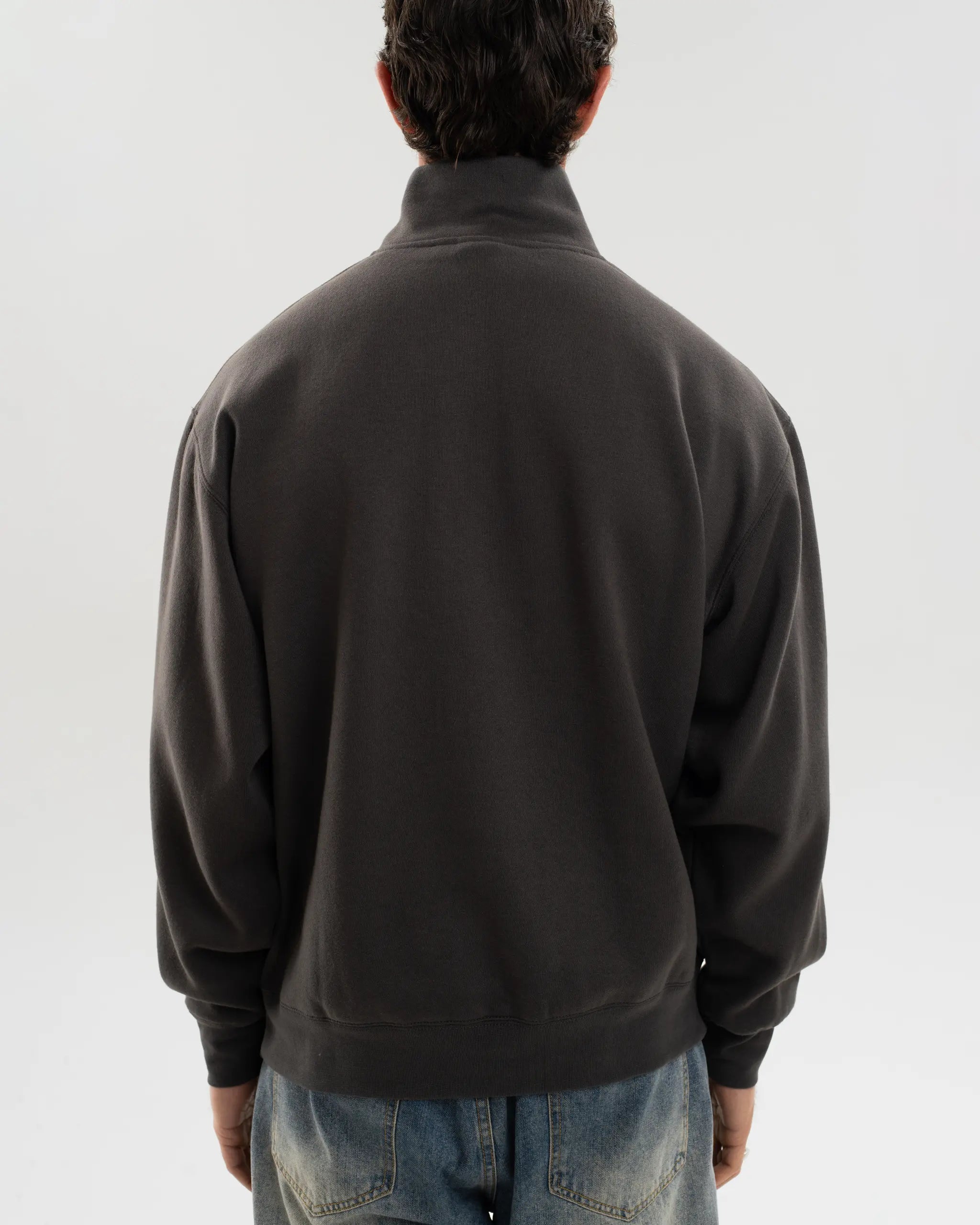 Newcastle United 1/4 Zip Tonal Sweater