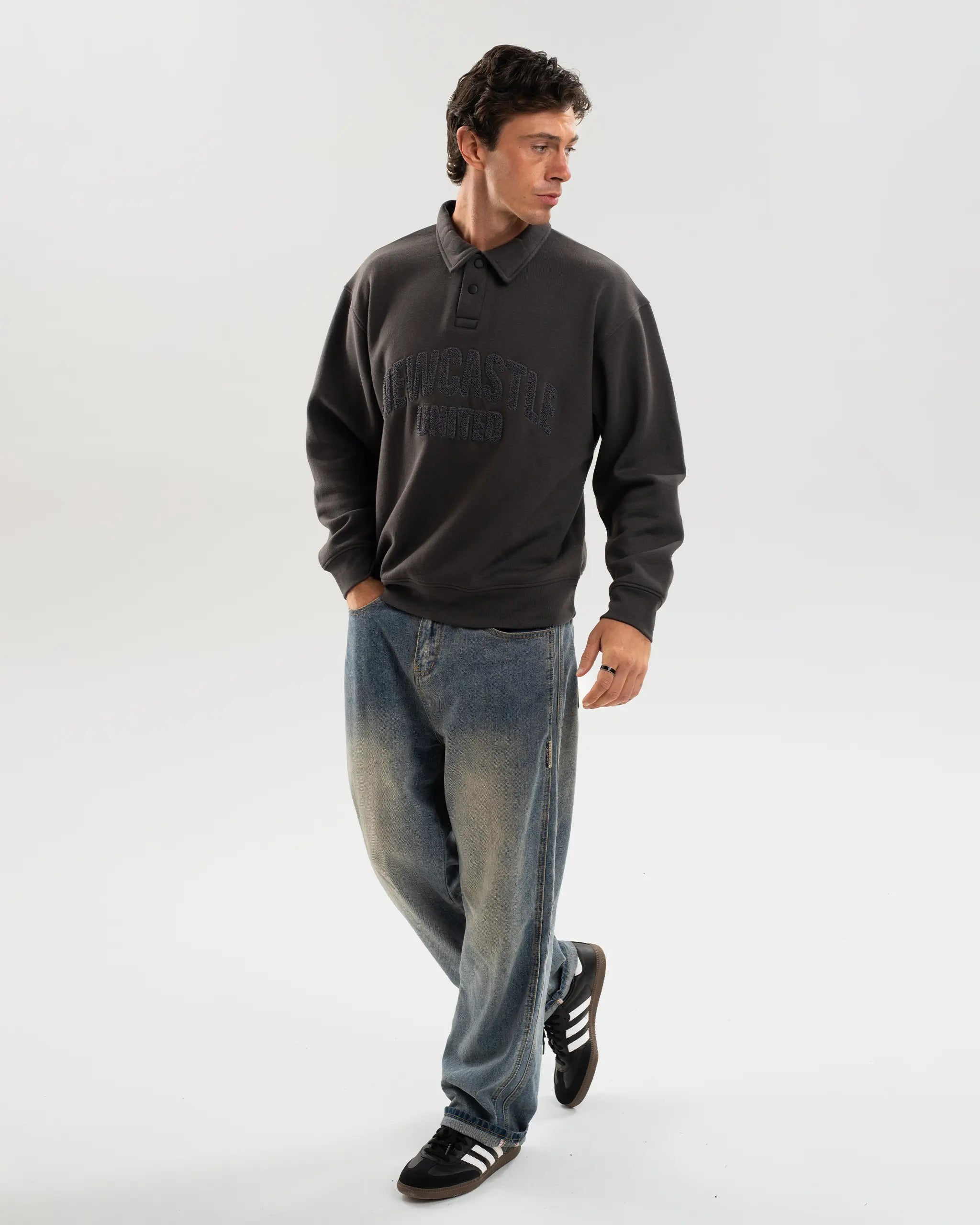 Newcastle United Tonal Rugby Top