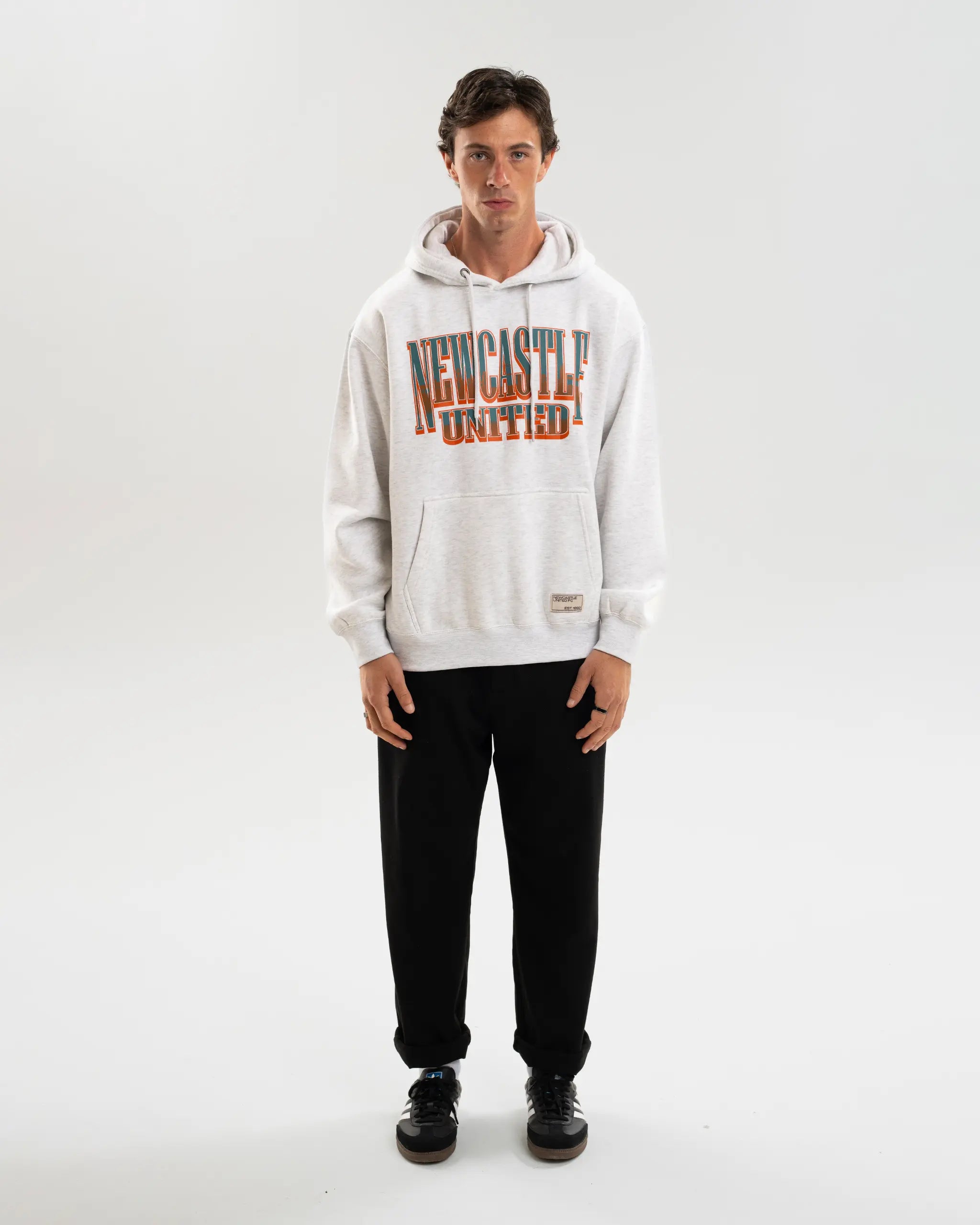 Newcastle United Grey Graphic Hoodie