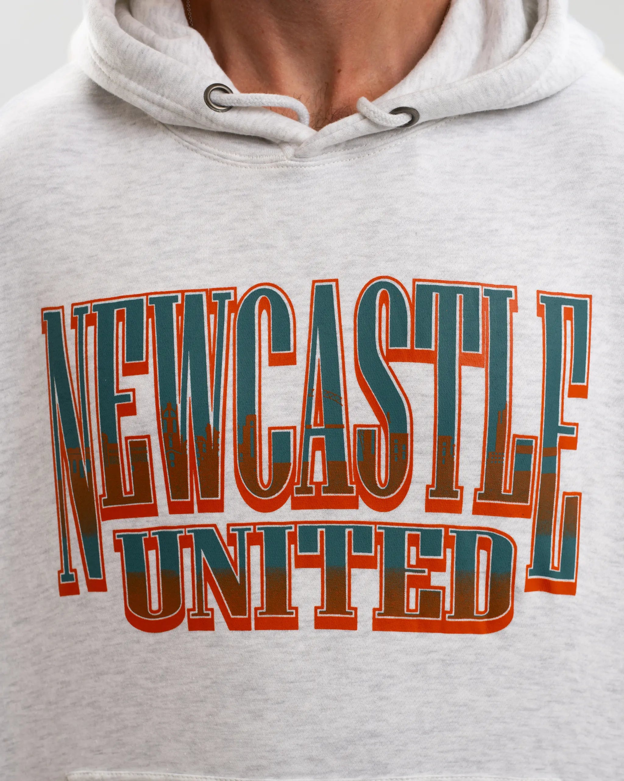 Newcastle United Grey Graphic Hoodie