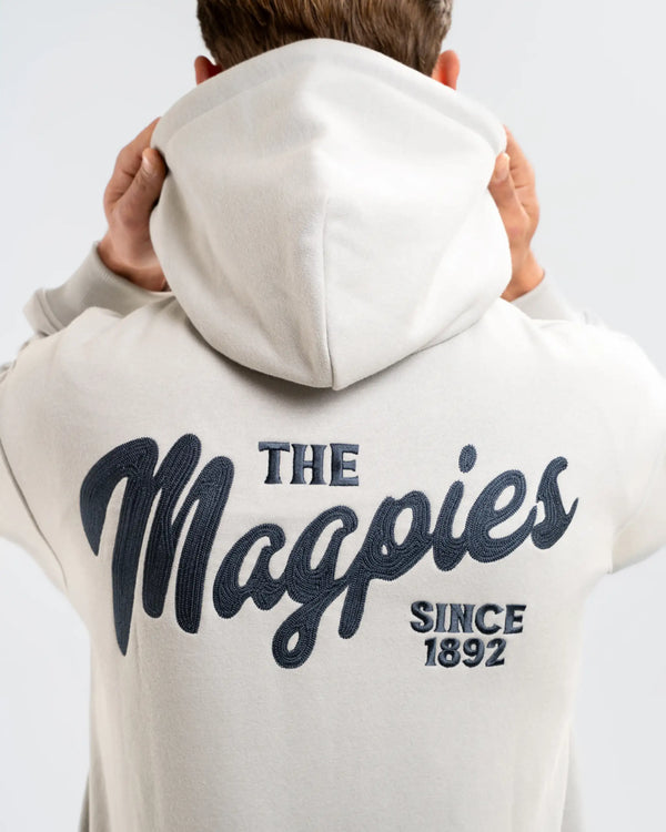 Newcastle United Men's Grey Magpies Zip Up Hoodie