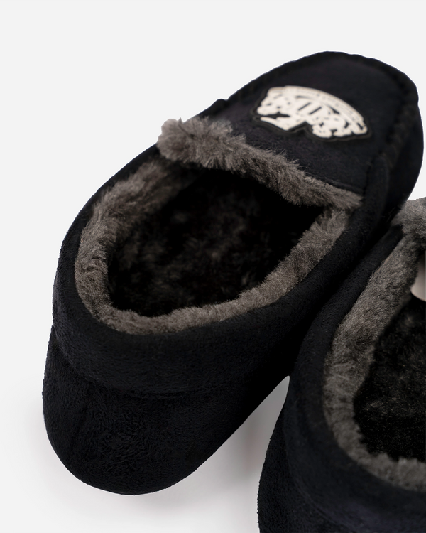 Newcastle United Youth's Black Moccasin Slippers