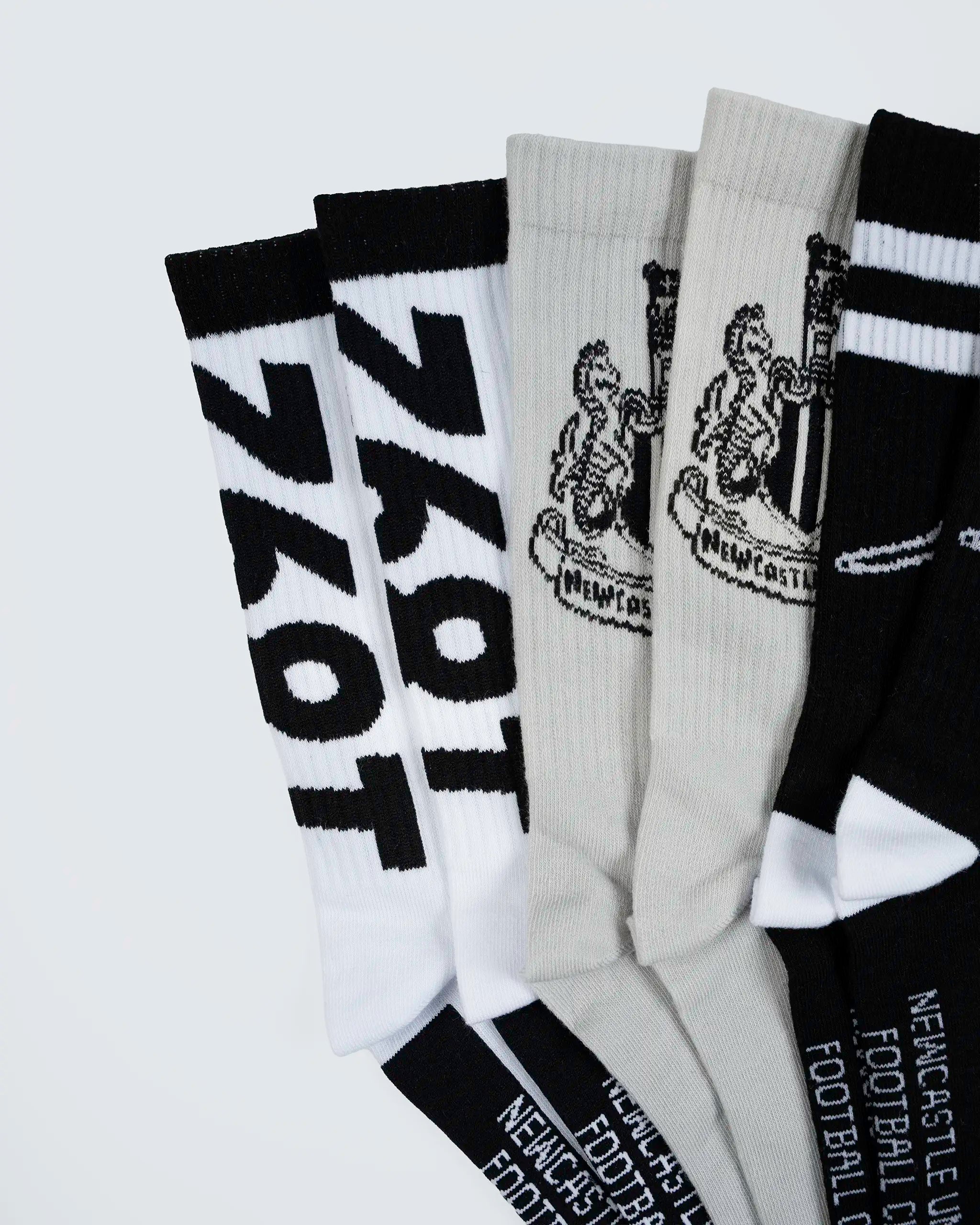 Newcastle United 3 Pack Socks