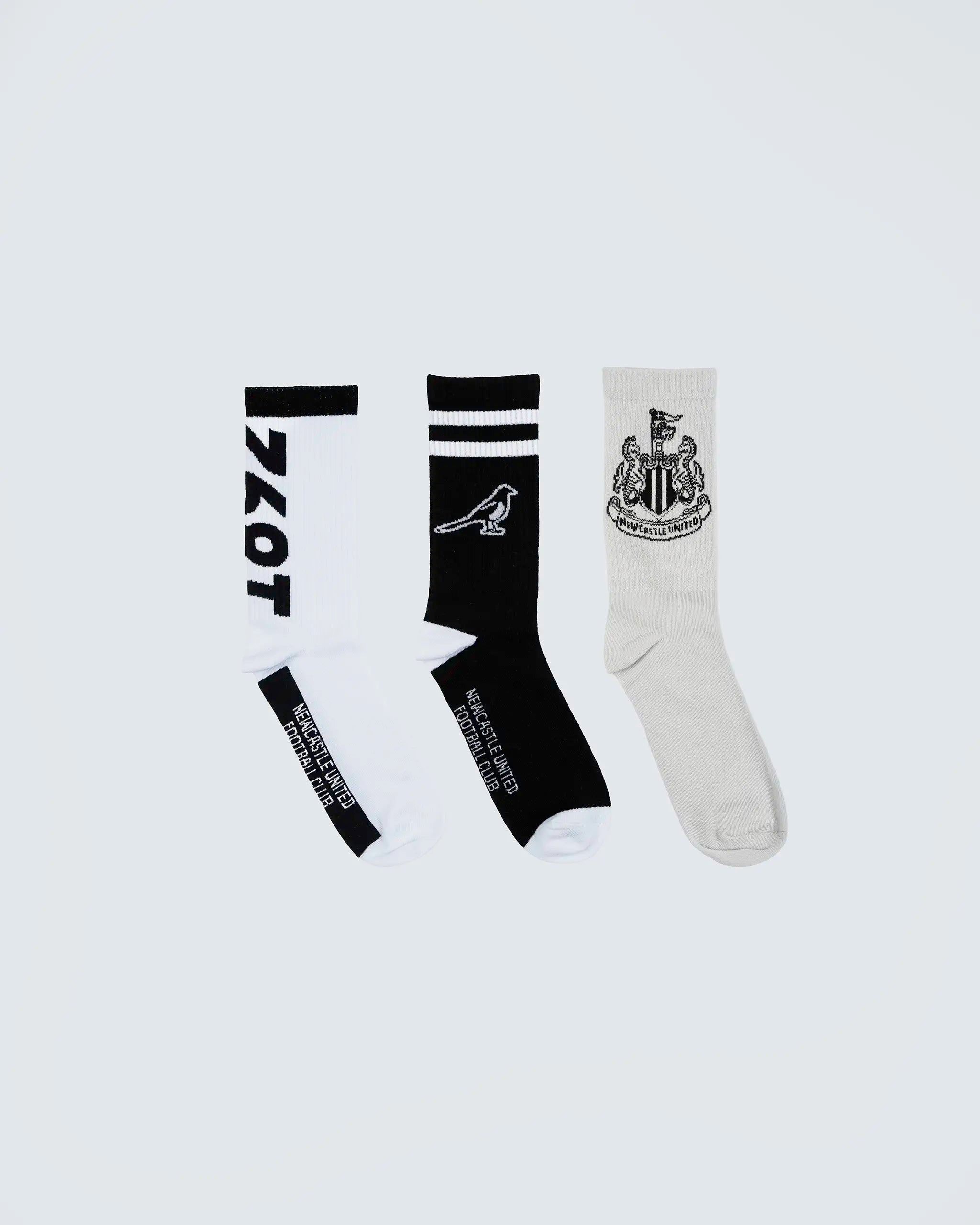 Newcastle United 3 Pack Socks