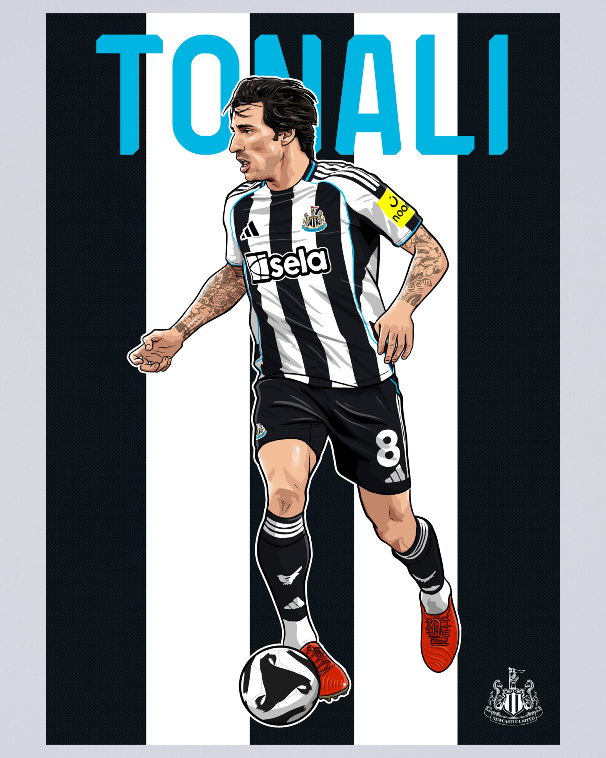 Newcastle United TONALI Poster