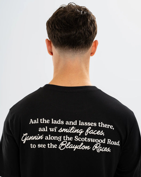 Newcastle United Men's Blaydon Races Black T-Shirt
