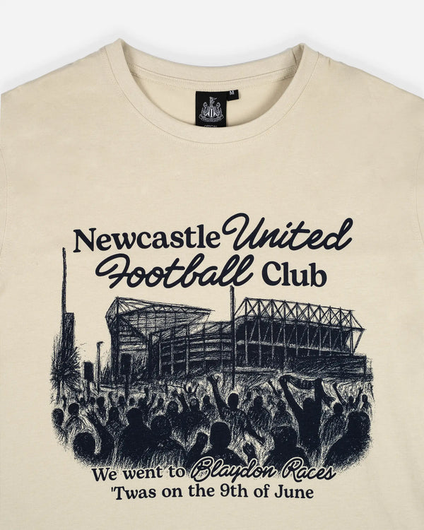 Newcastle United Men's Blaydon Races Sand T-Shirt