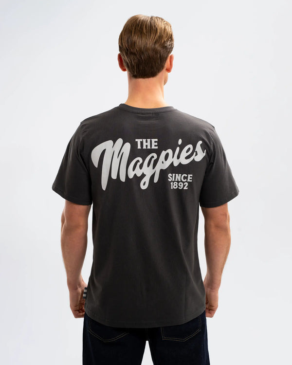 Newcastle United Men's Charcoal Magpies T-Shirt