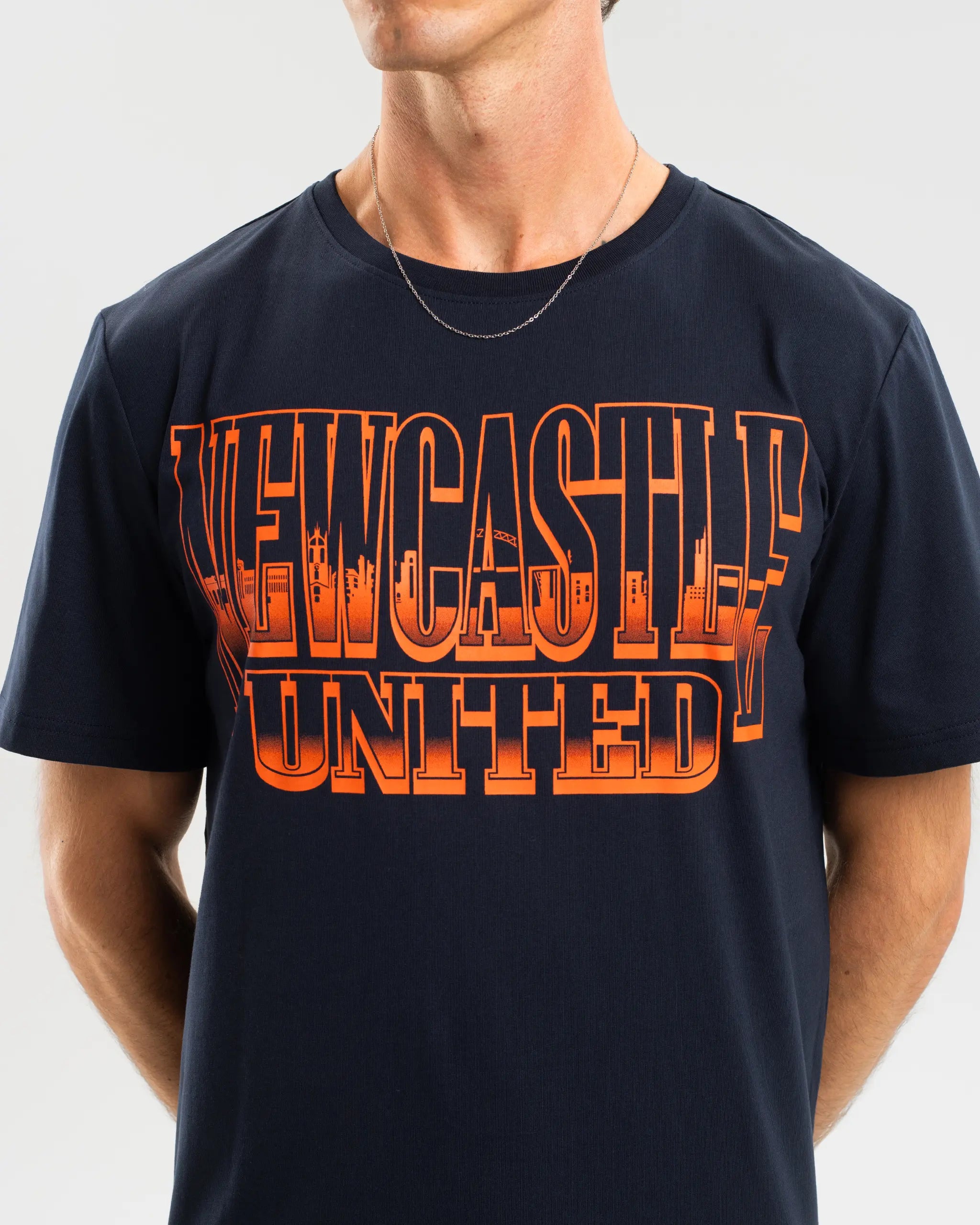 Newcastle United Navy Graphic T-Shirt