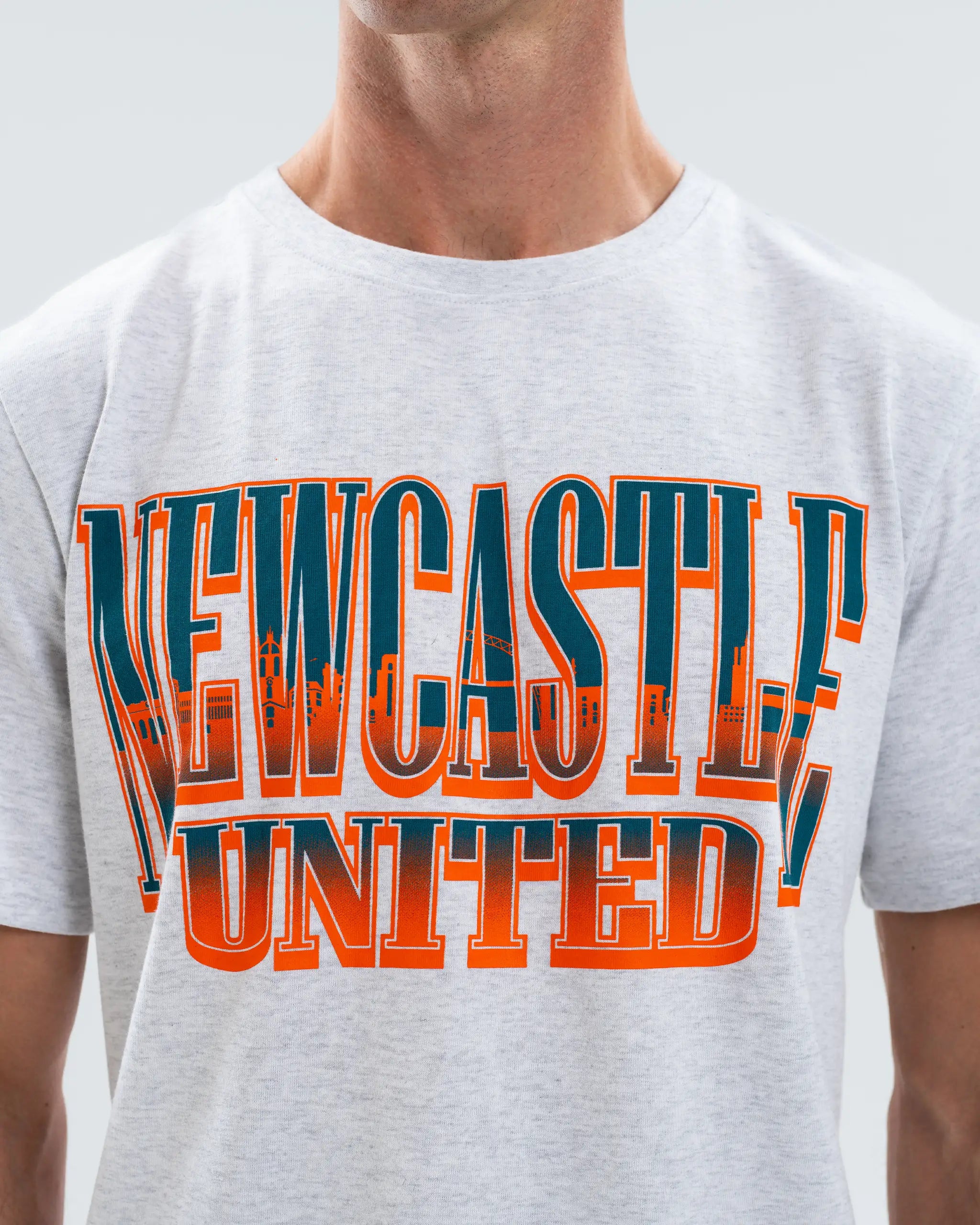 Newcastle United Grey Graphic T-Shirt