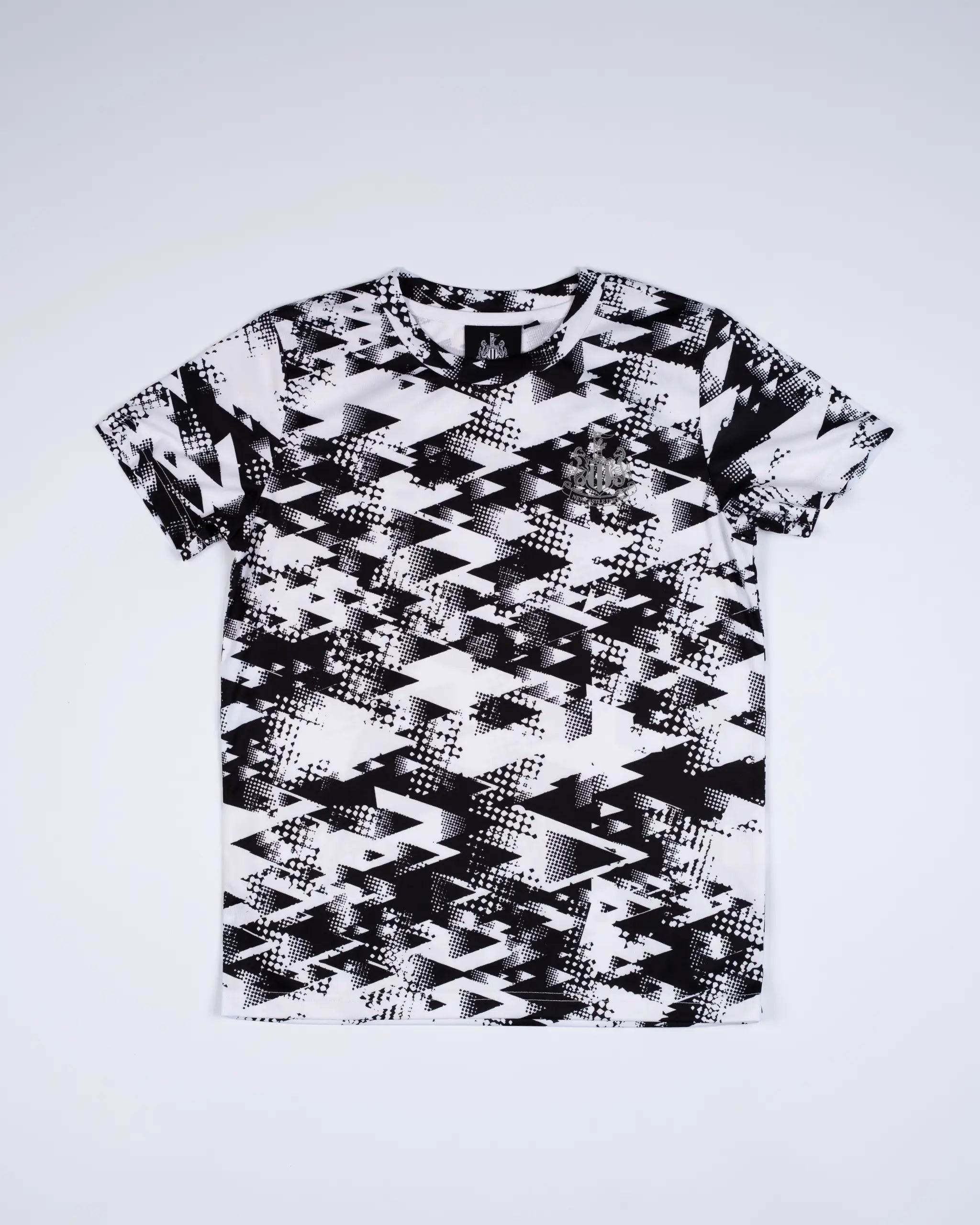 Newcastle United Kids White Camo Sublimated T-Shirt