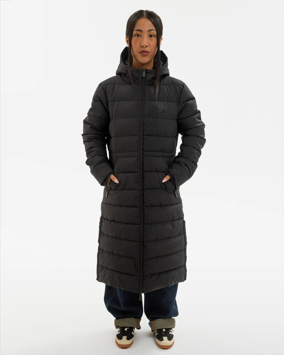 Newcastle United Women's Long Puffer Jacket