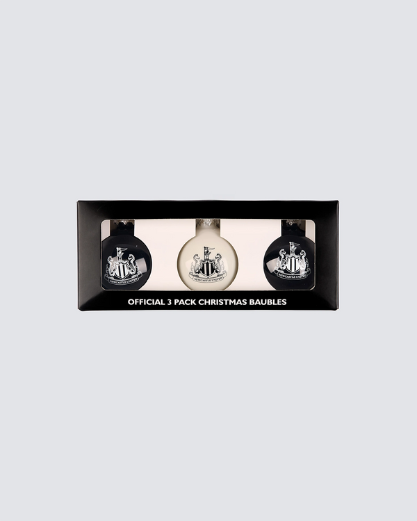 Newcastle United 3-Pack Christmas Baubles