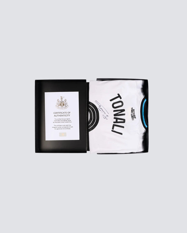 Newcastle United TONALI 25/26 Boxed Signed Home Shirt