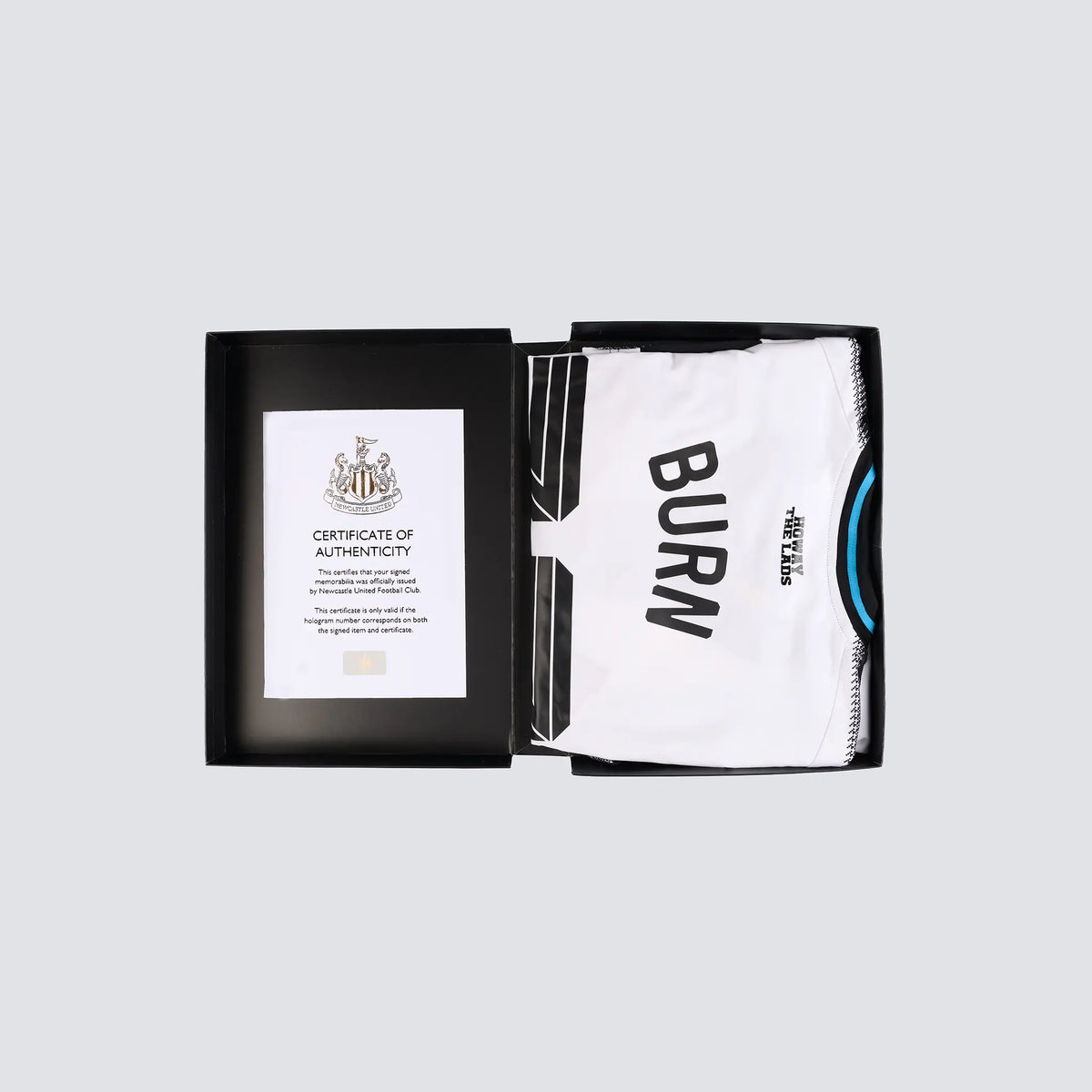 Newcastle United BURN 25/26 Boxed Signed Home Shirt