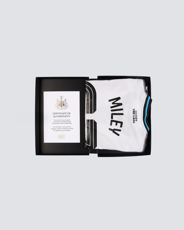 Newcastle United MILEY 25/26 Boxed Home Signed Shirt