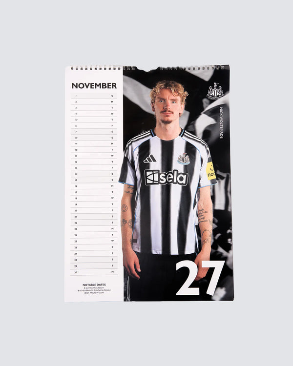 Newcastle United 2026 A3 Calendar