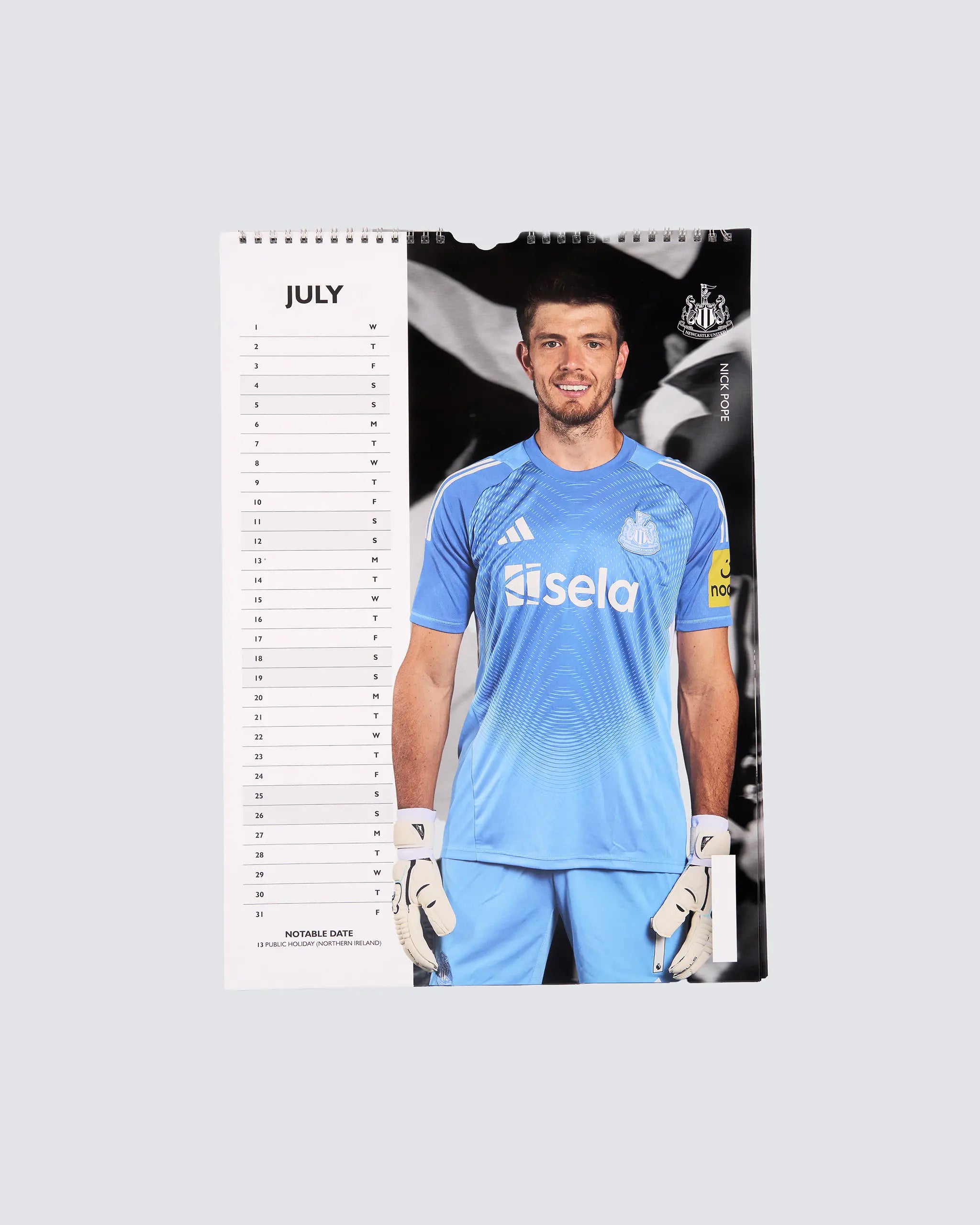 Newcastle United 2026 A3 Calendar