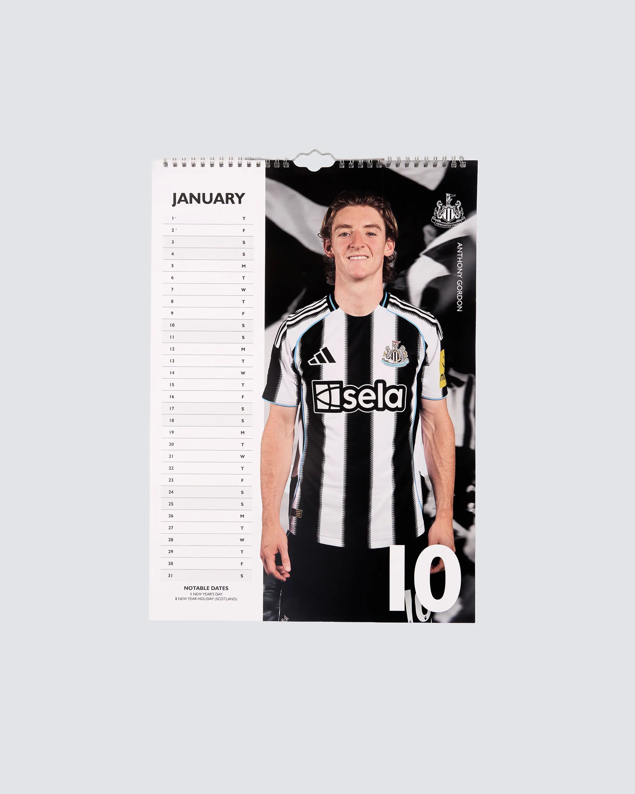 Newcastle United 2026 A3 Calendar