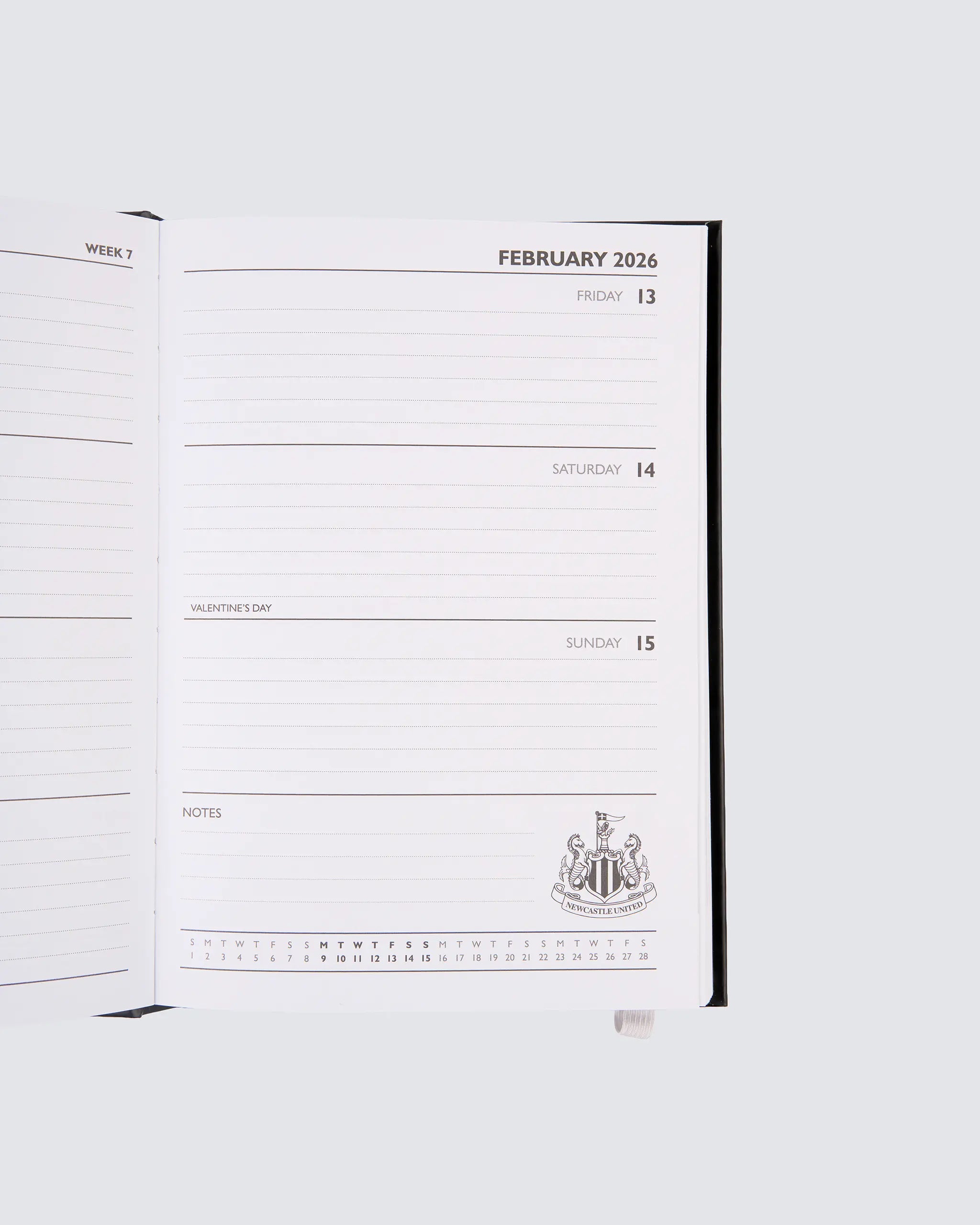 Newcastle United 2026 A5 Diary