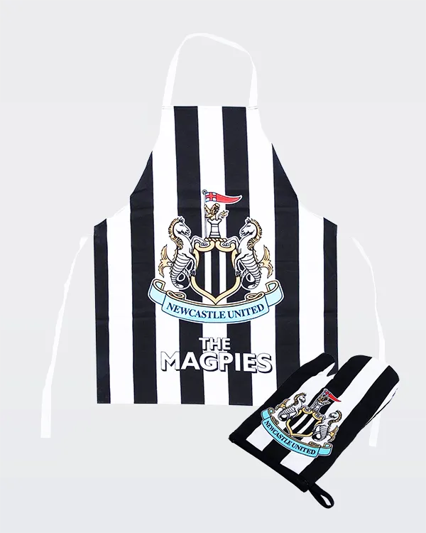 Newcastle United Apron & Oven Mitt