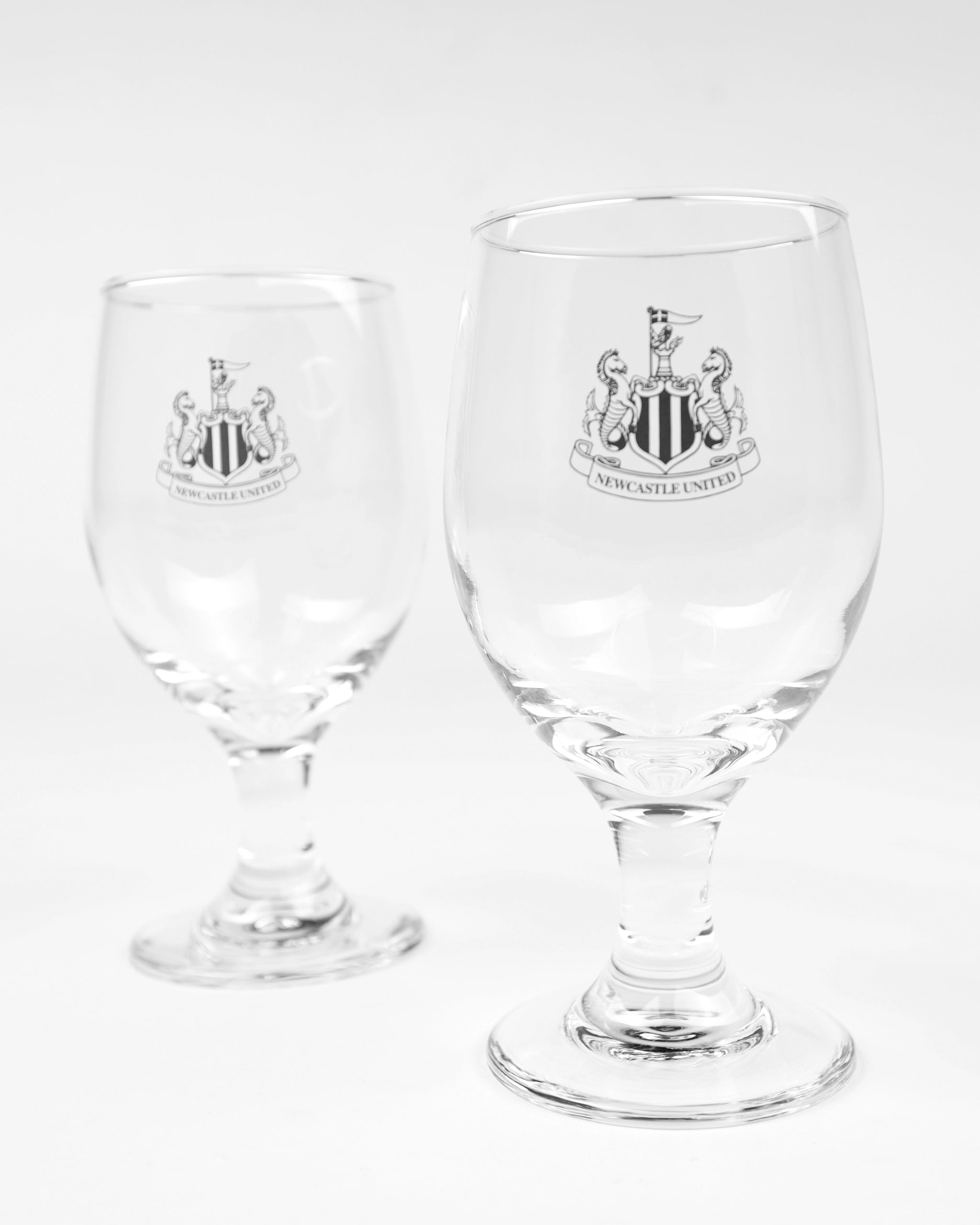 Newcastle United Set of 2 Chalice Glasses 350ml