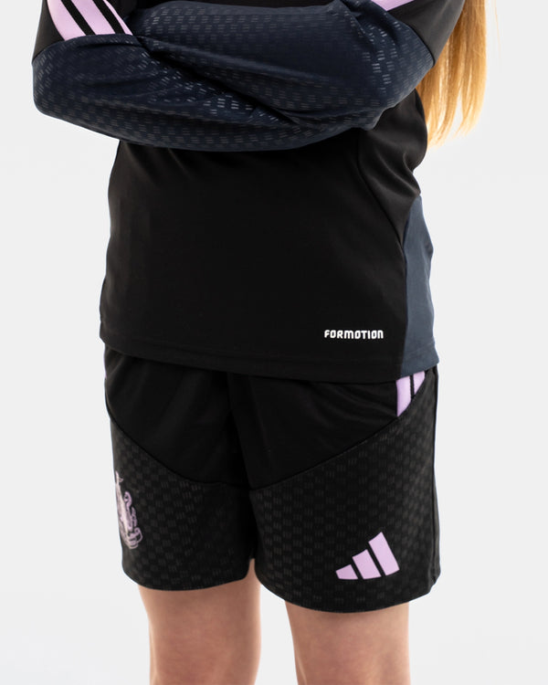 Newcastle United adidas Kids' 26/27 Players Range Black Shorts