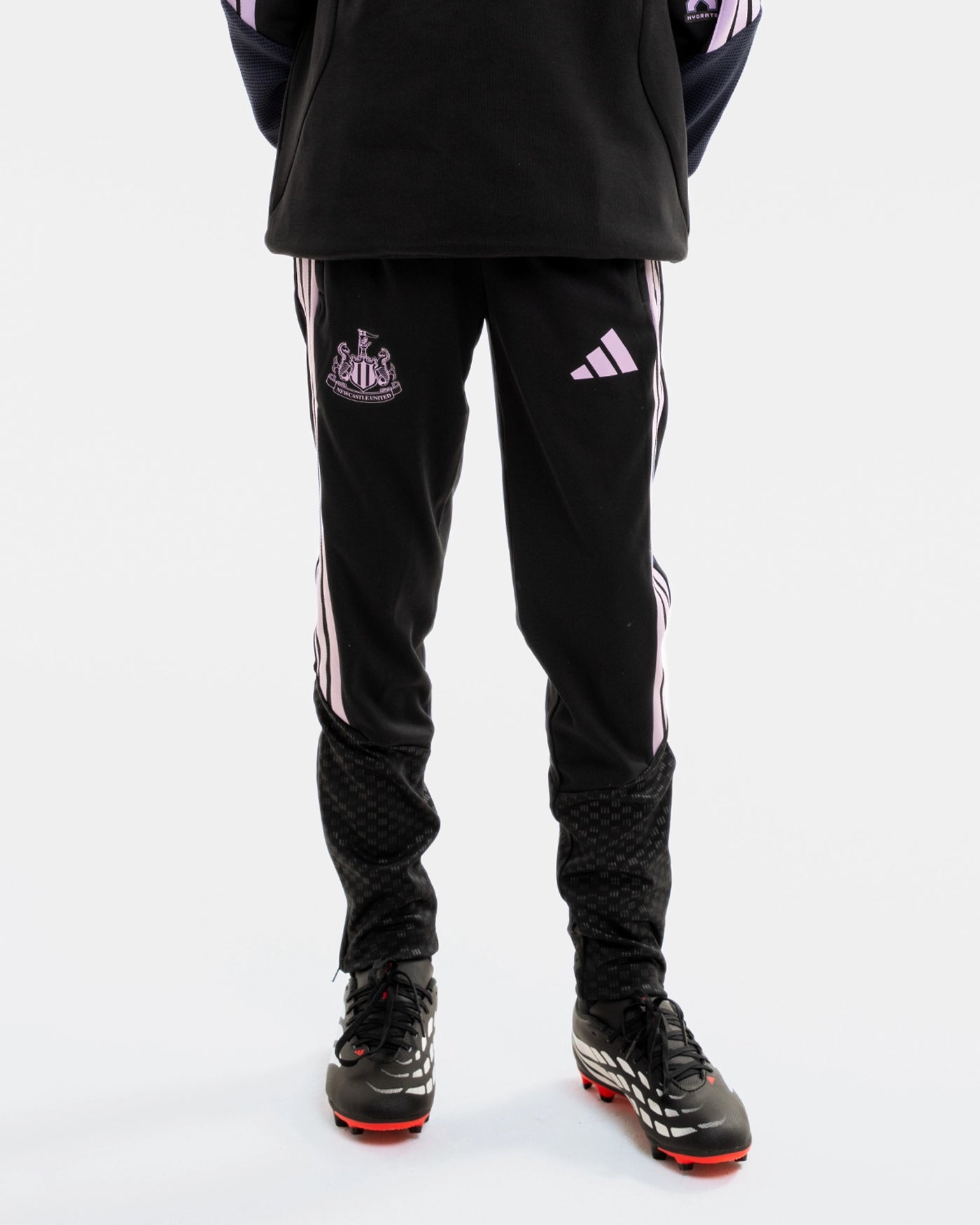Newcastle United adidas Kids' 26/27 Players Range Black Trackpants