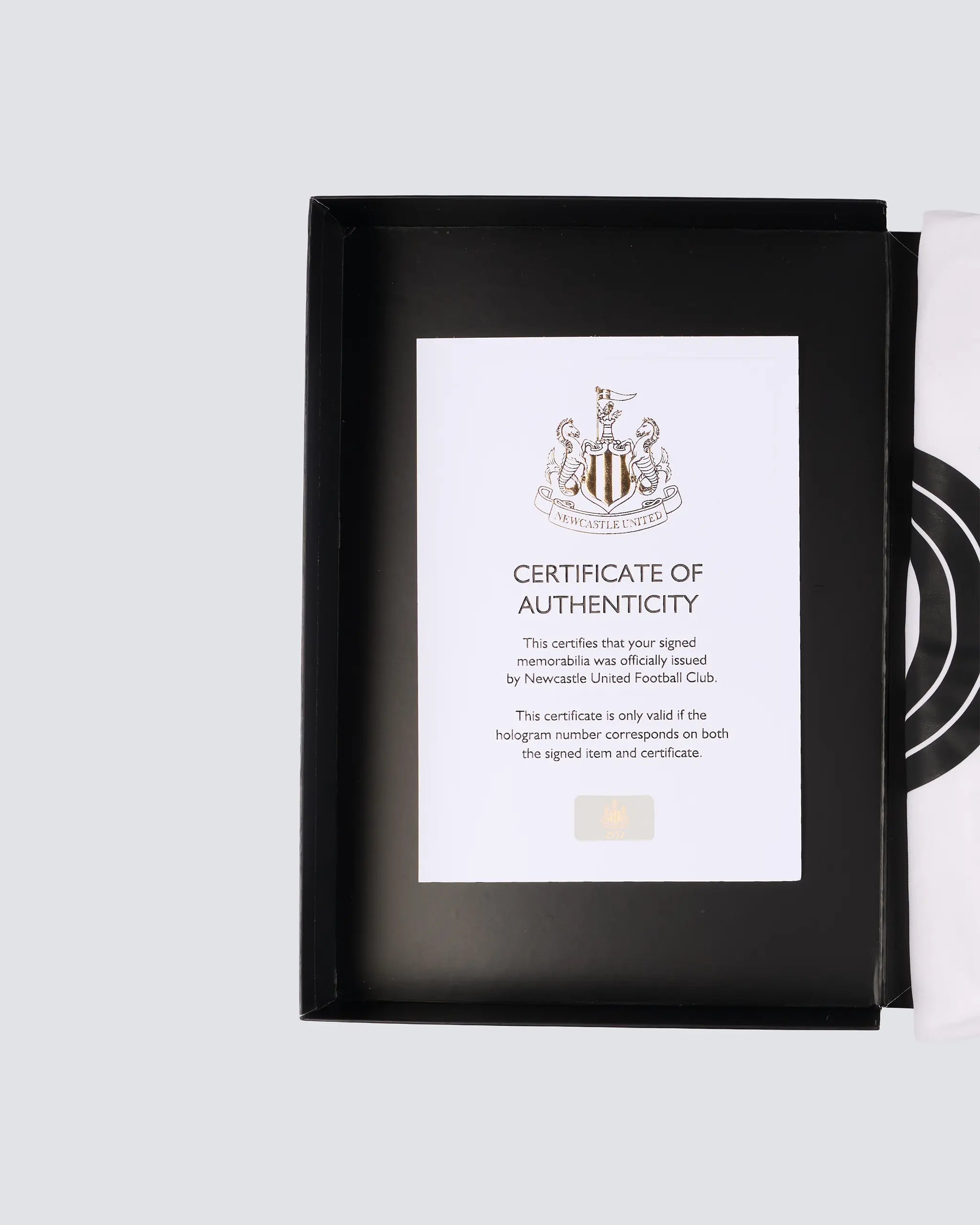 Newcastle United TONALI 25/26 Boxed Signed Home Shirt