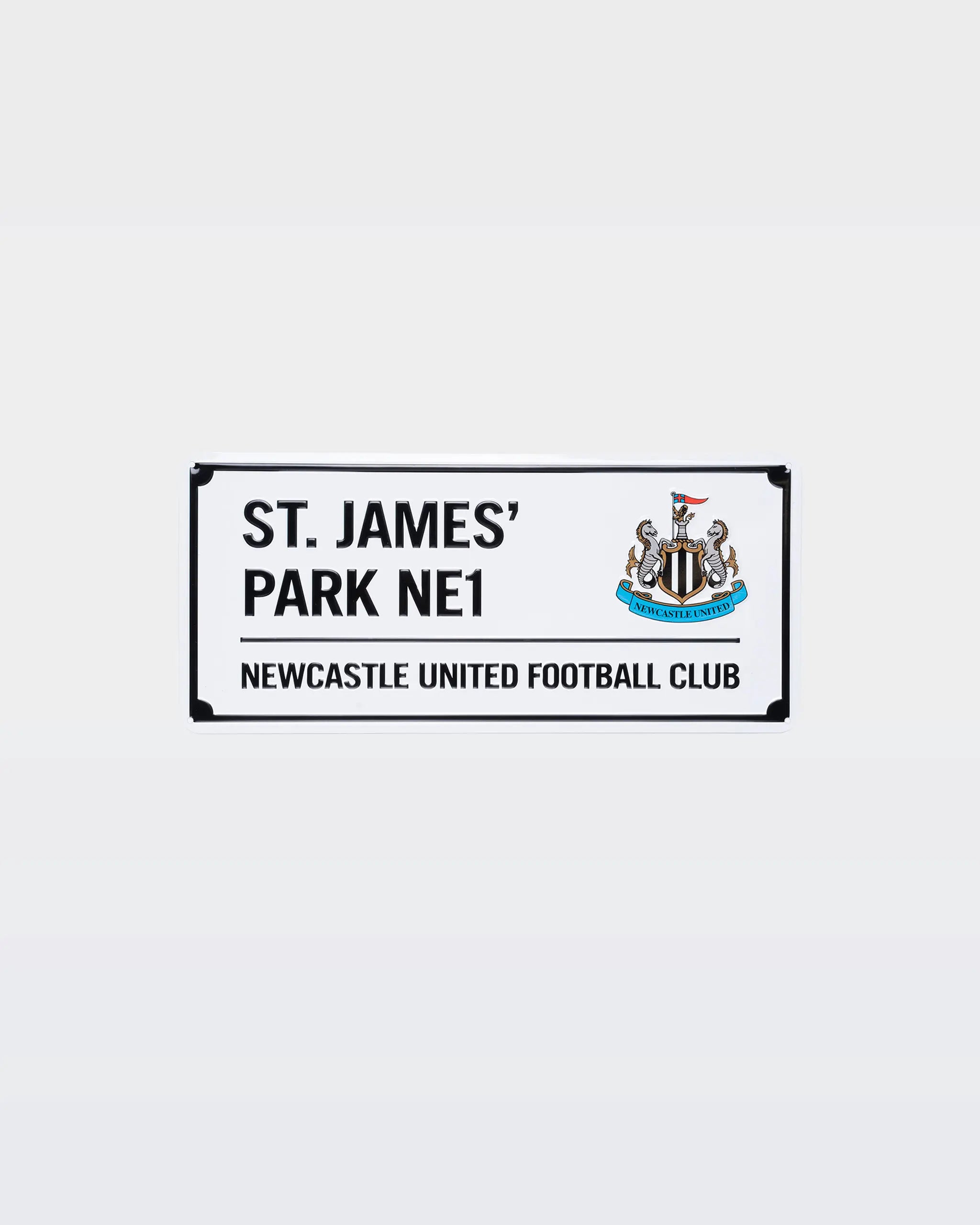 Newcastle United Classic Metal Street Sign