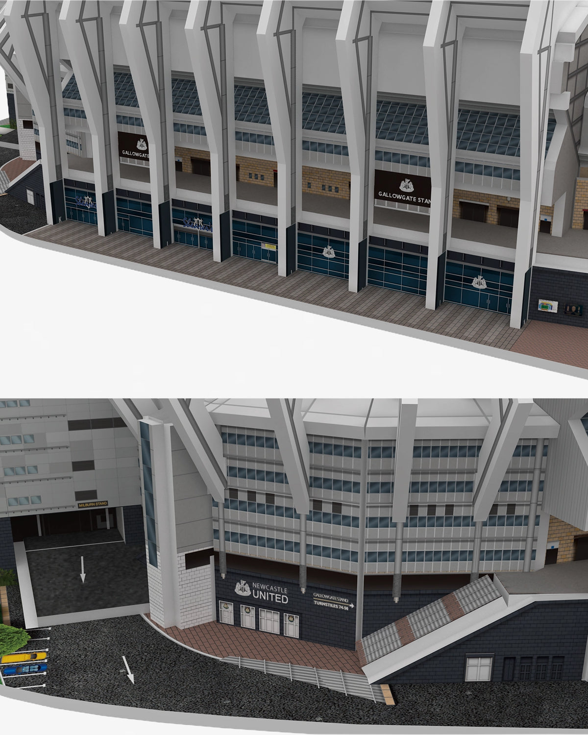 Newcastle United St. James' Park 3D Stadium Puzzle