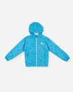Newcastle United Boy's Blue Acid Wash Zip Up Jacket