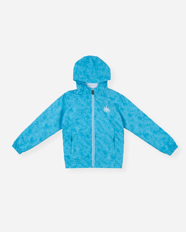 Newcastle United Boy's Blue Washed Zip Up Jacket