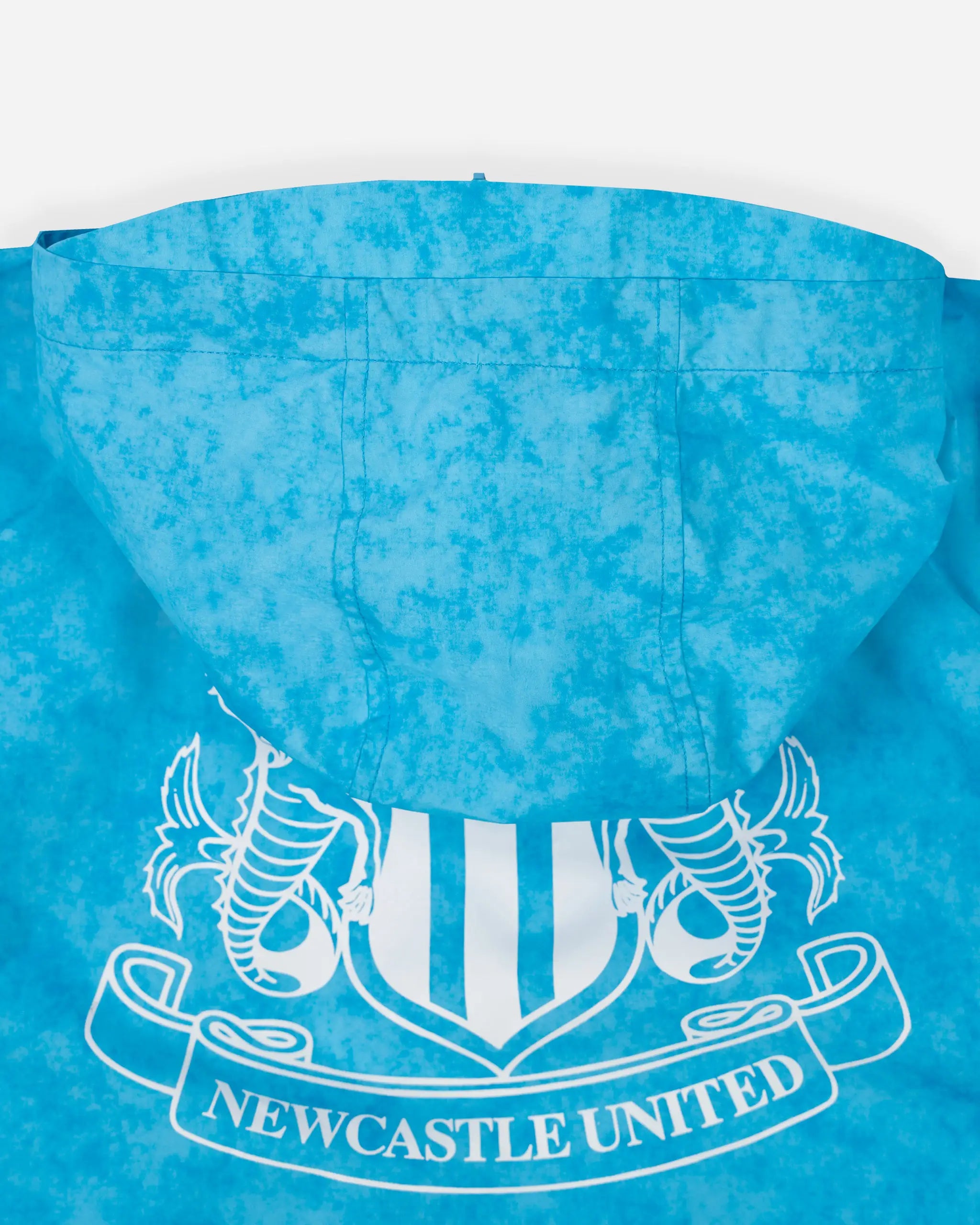 Newcastle United Boy's Blue Acid Wash Zip Up Jacket