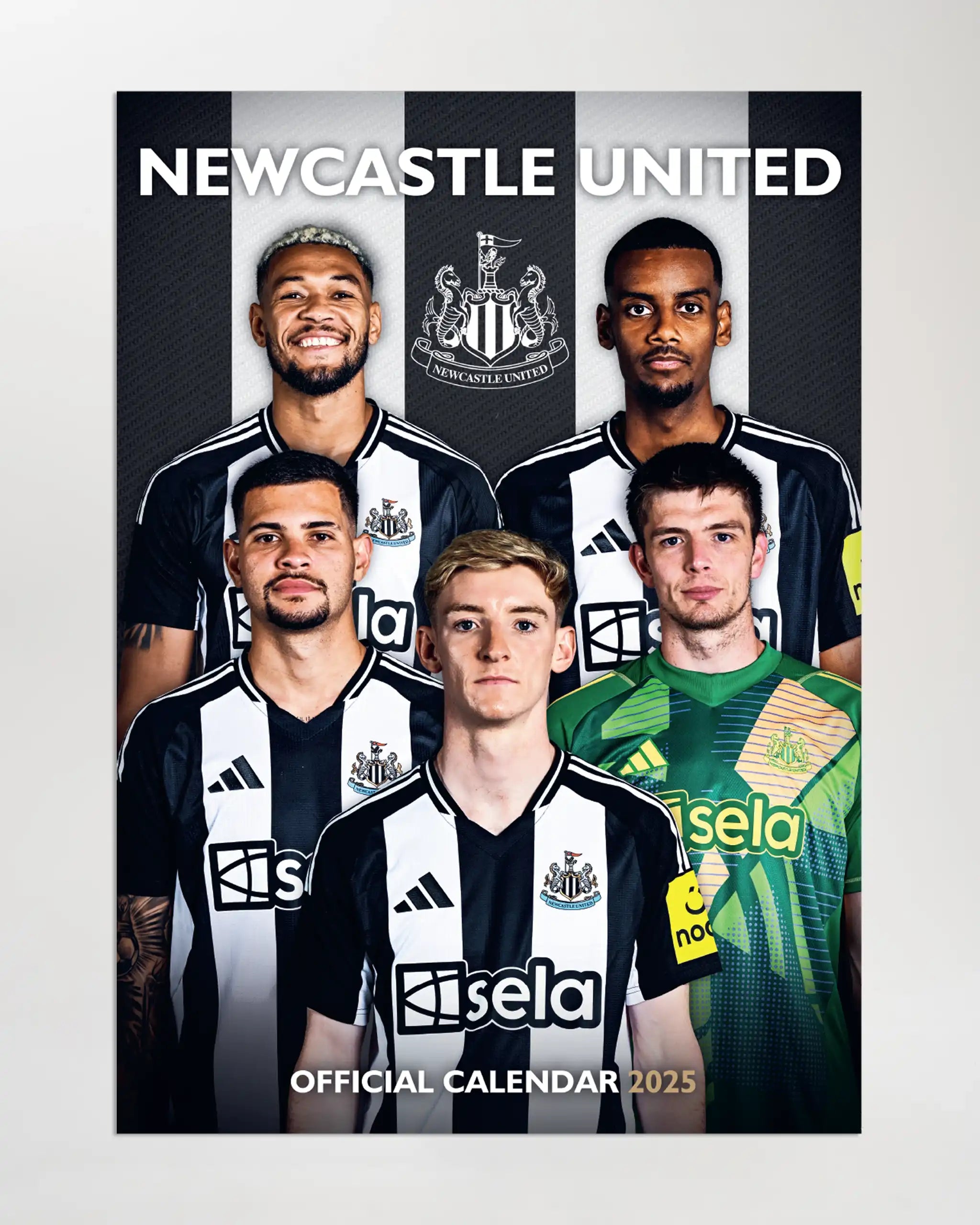 Newcastle United 2025 A3 Calendar