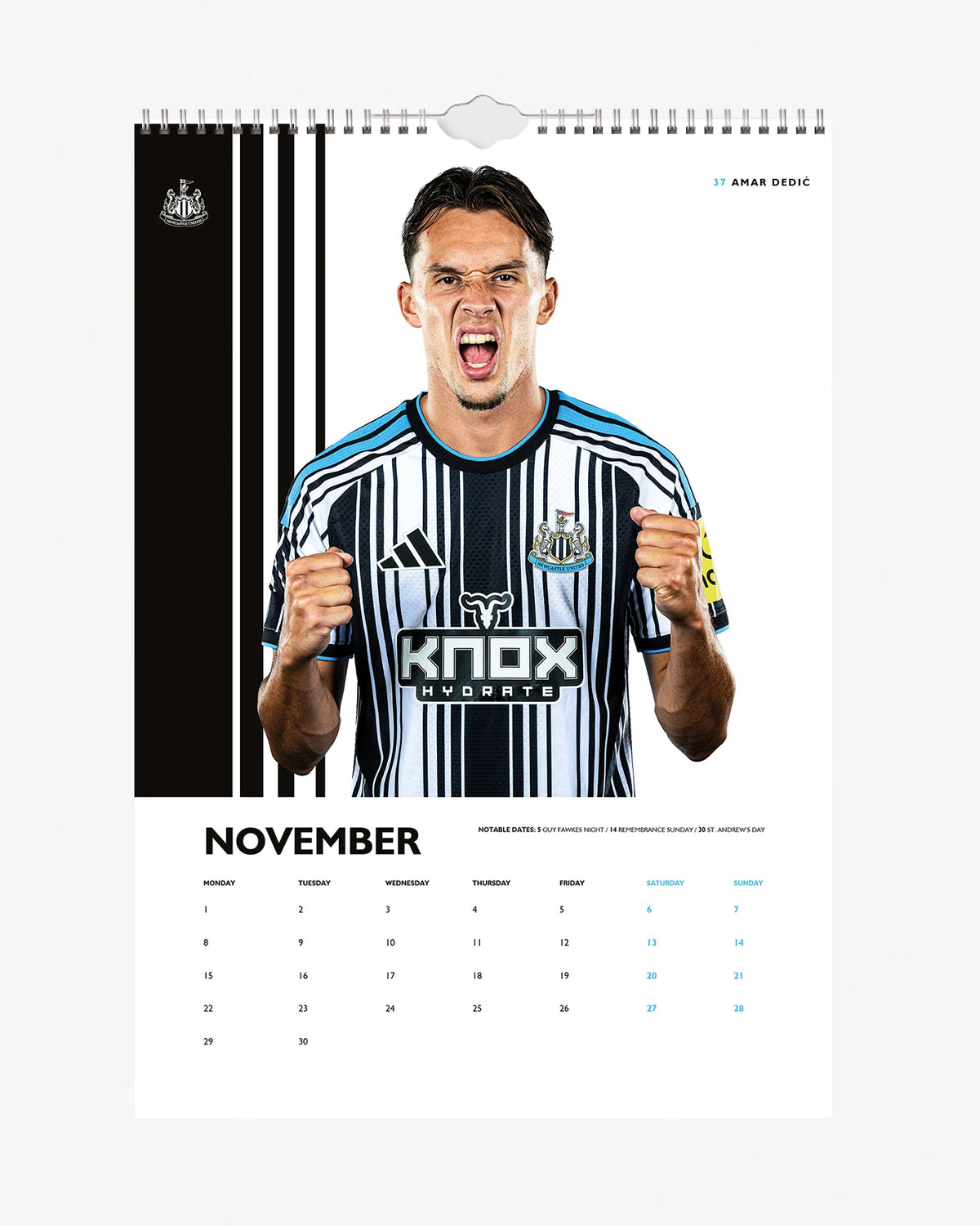 Newcastle United 2027 A3 Calendar