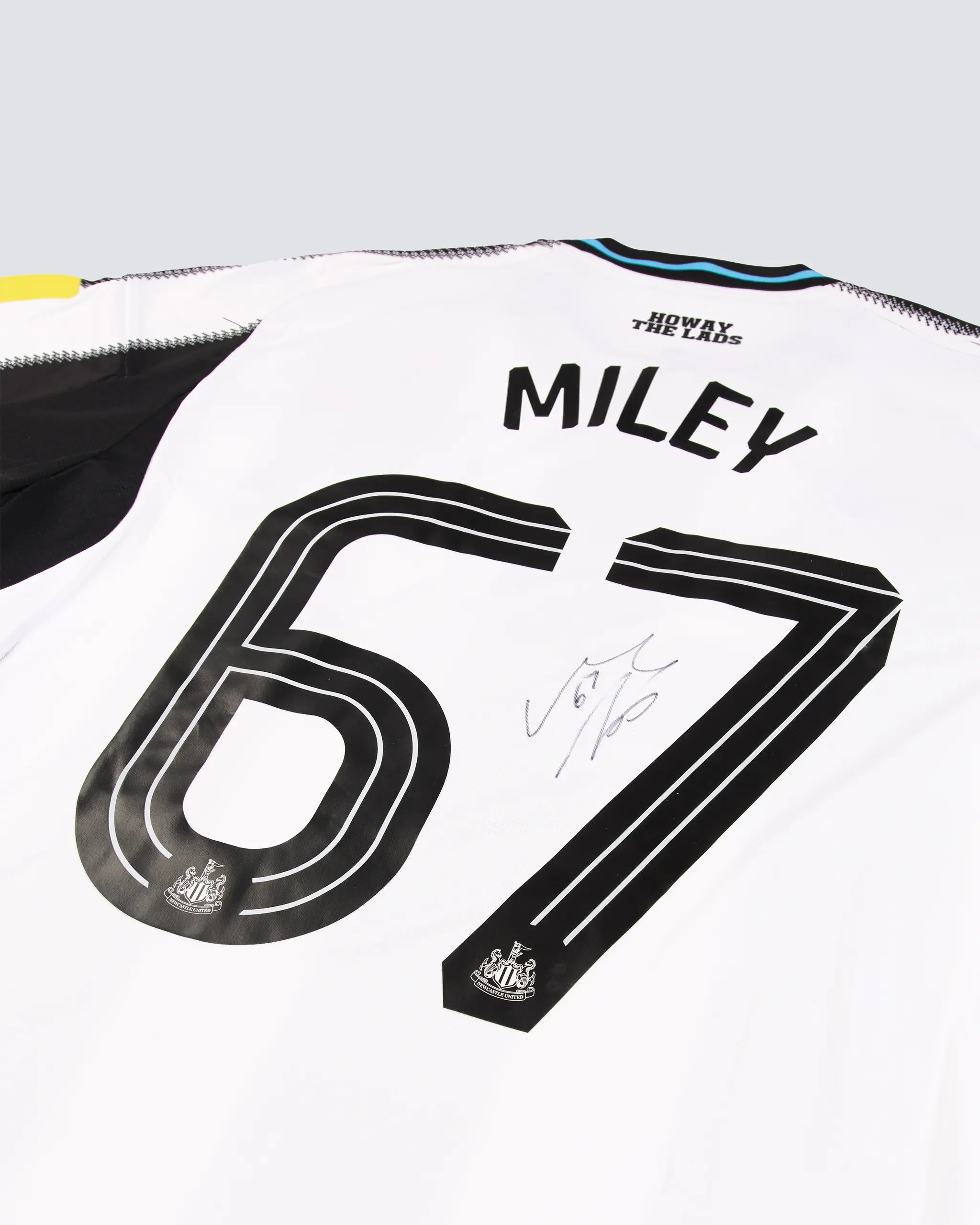 Newcastle United MILEY 25/26 Boxed Home Signed Shirt