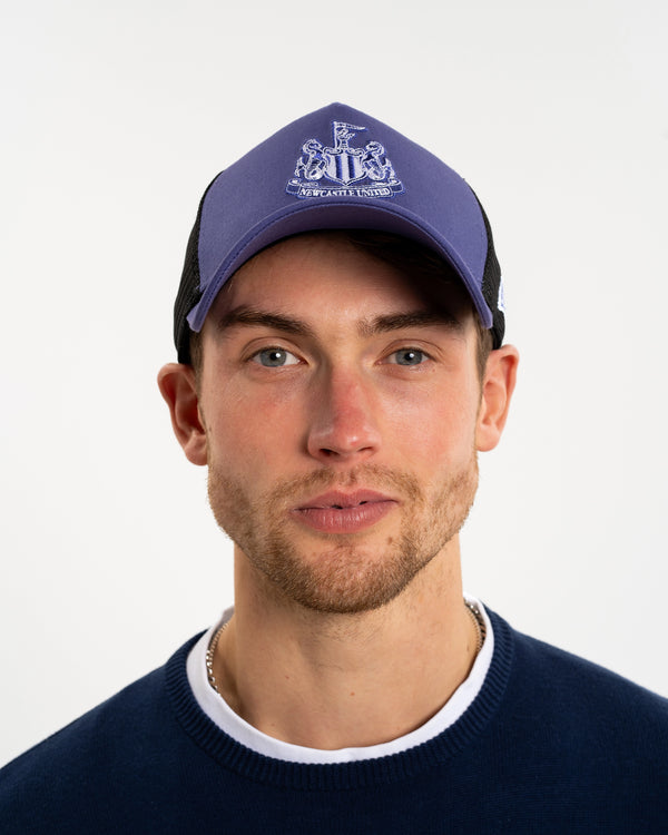 Newcastle United New Era Purple E-Frame Trucker Adjustable Cap