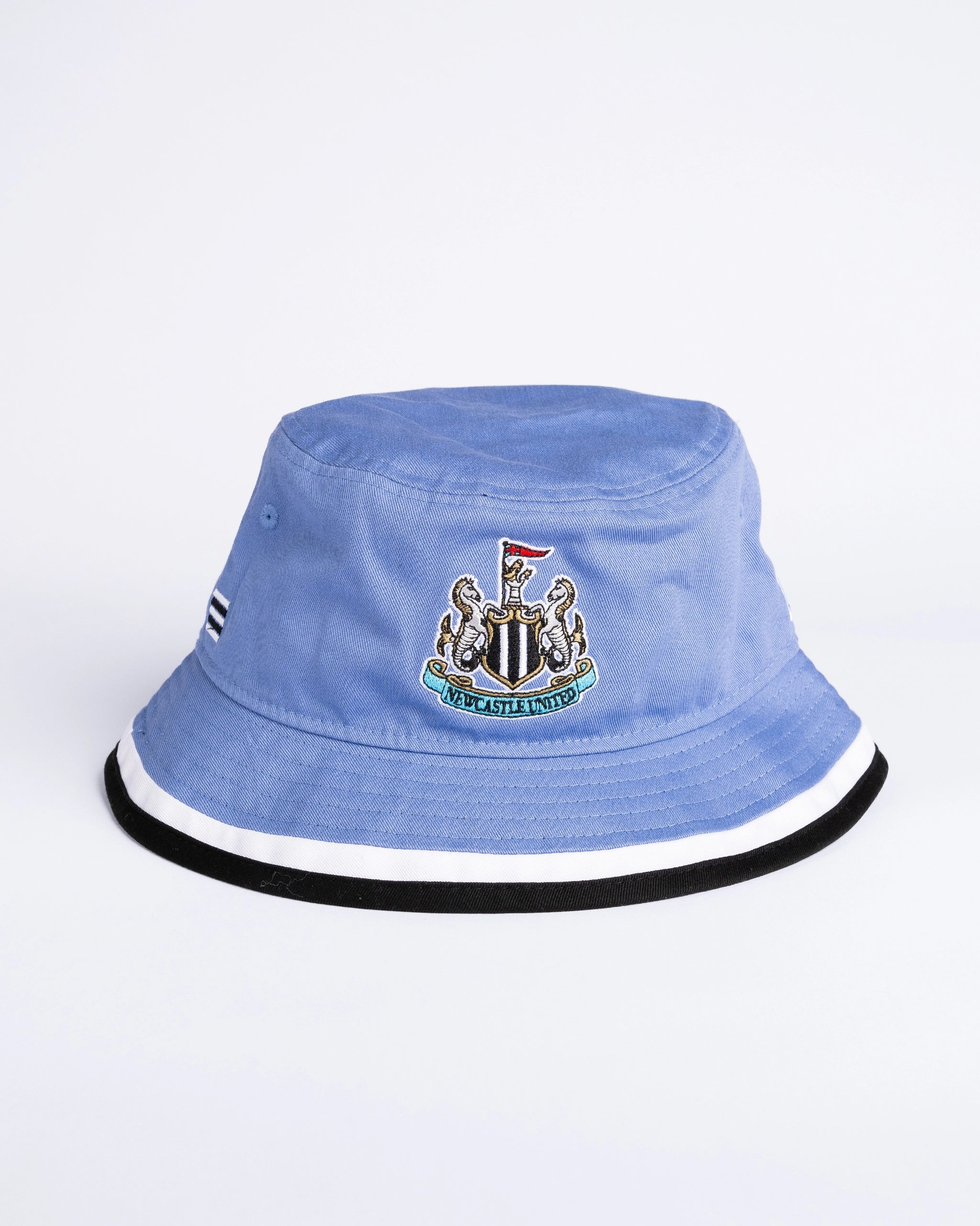 Newcastle United Bucket Hat - Mens Adult Black Cotton - One Size
