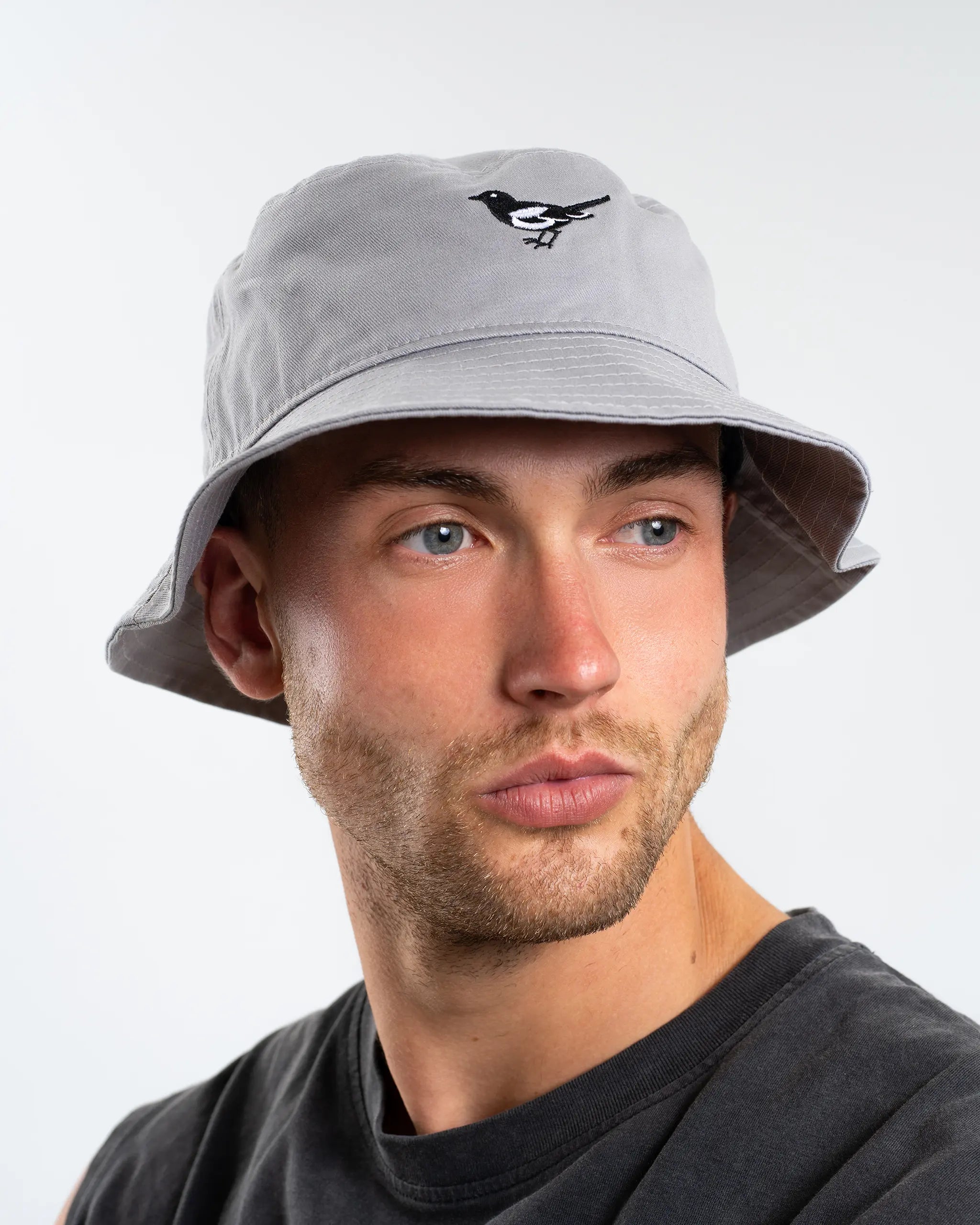 Newcastle United New Era Grey Magpie Bucket Hat